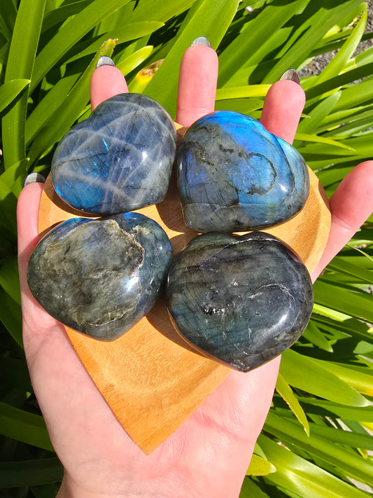 Labradorite Large Heart
