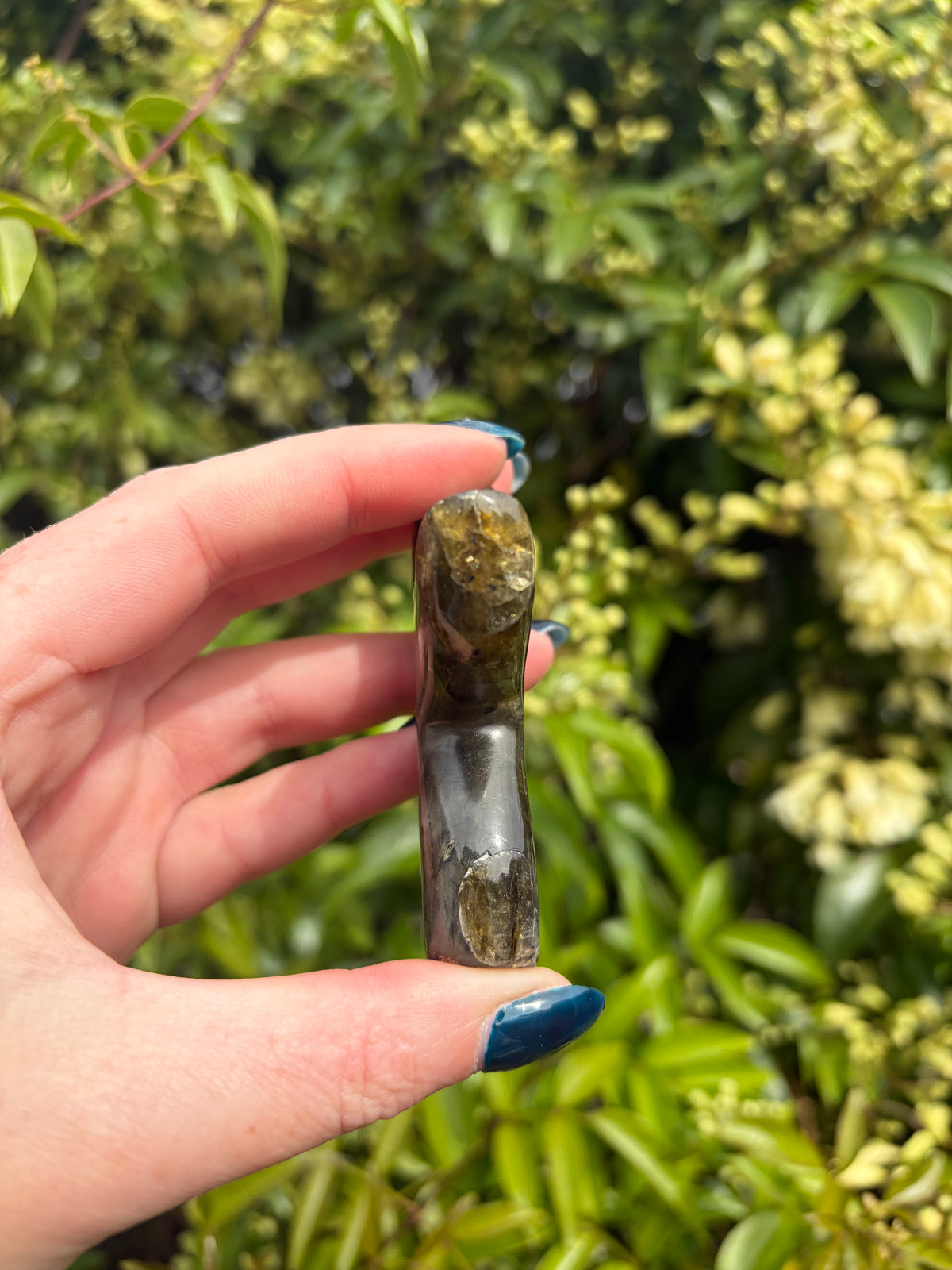 Labradorite Self Standing Mermaid Tail A