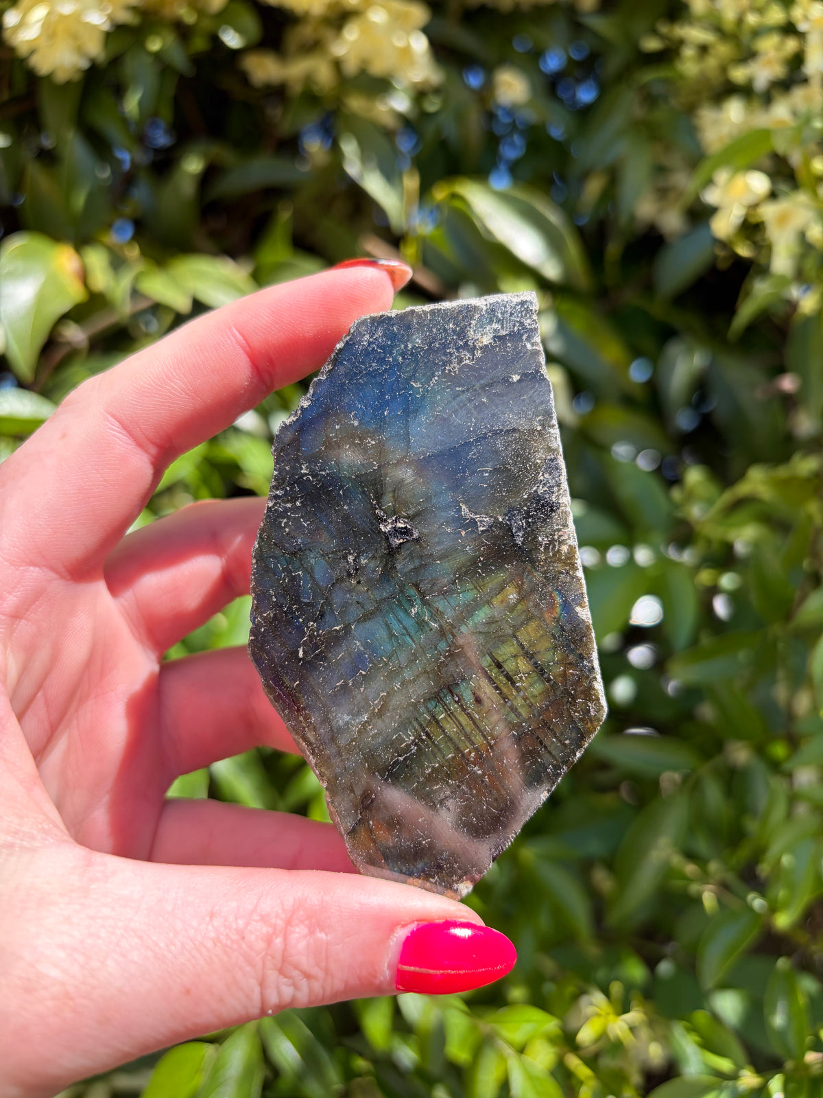 Labradorite Semi Polished Piece F
