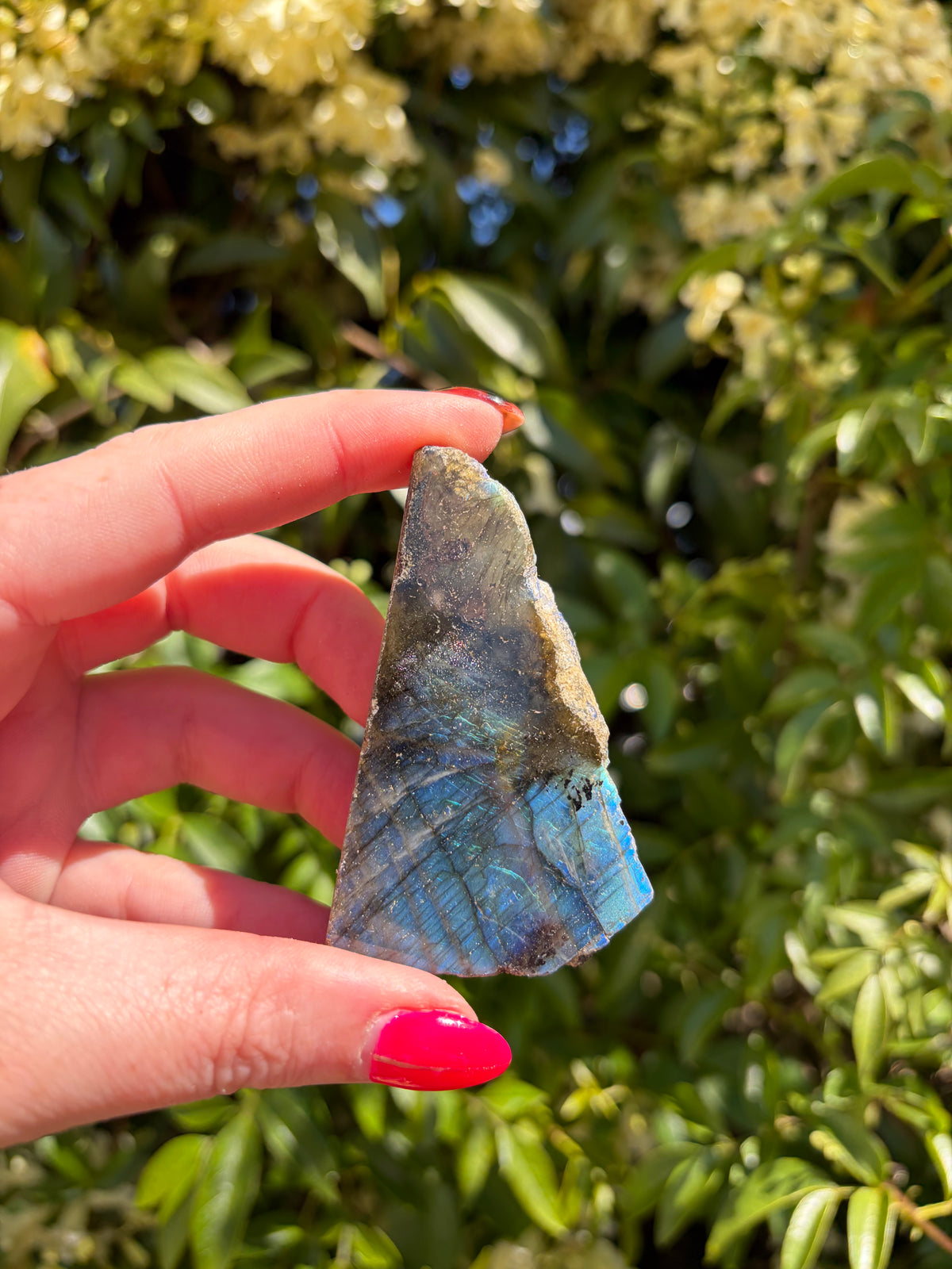 Labradorite Semi Polished Piece J