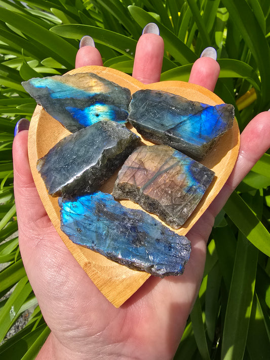 Labradorite Semi Polished Piece Small