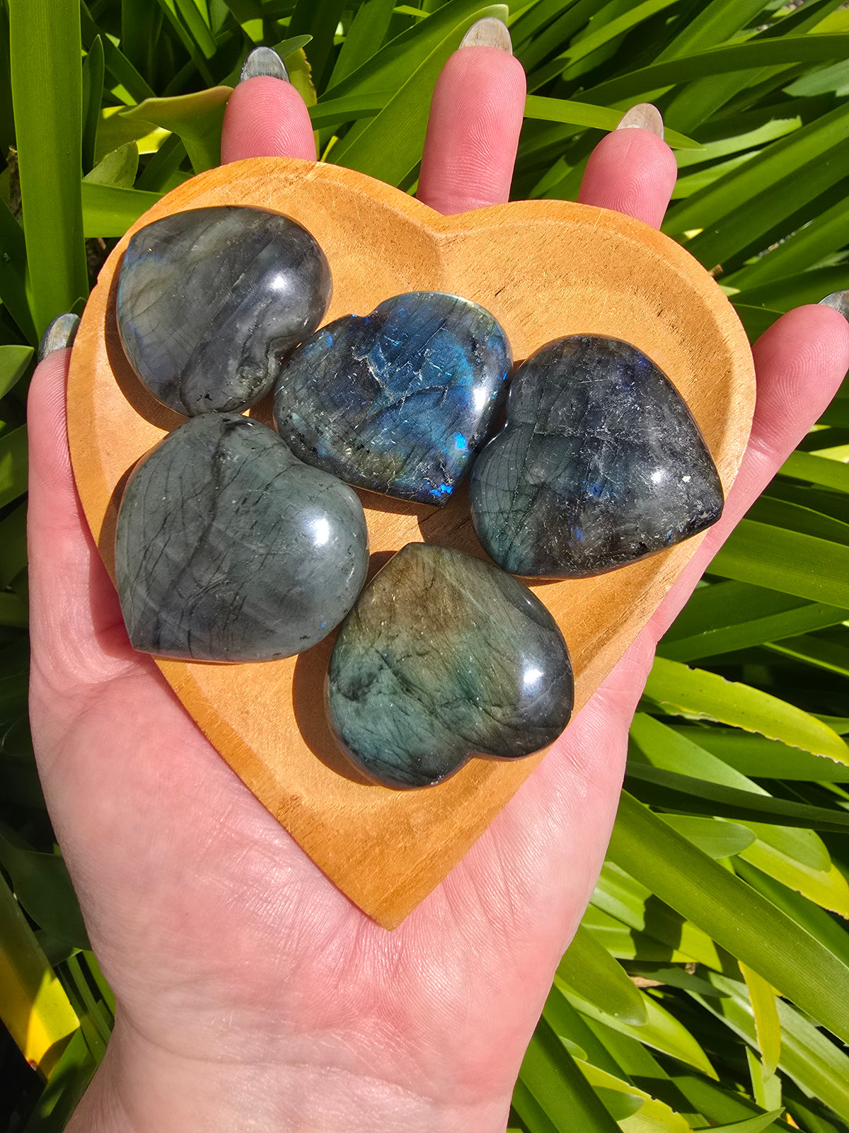 Labradorite Heart Small