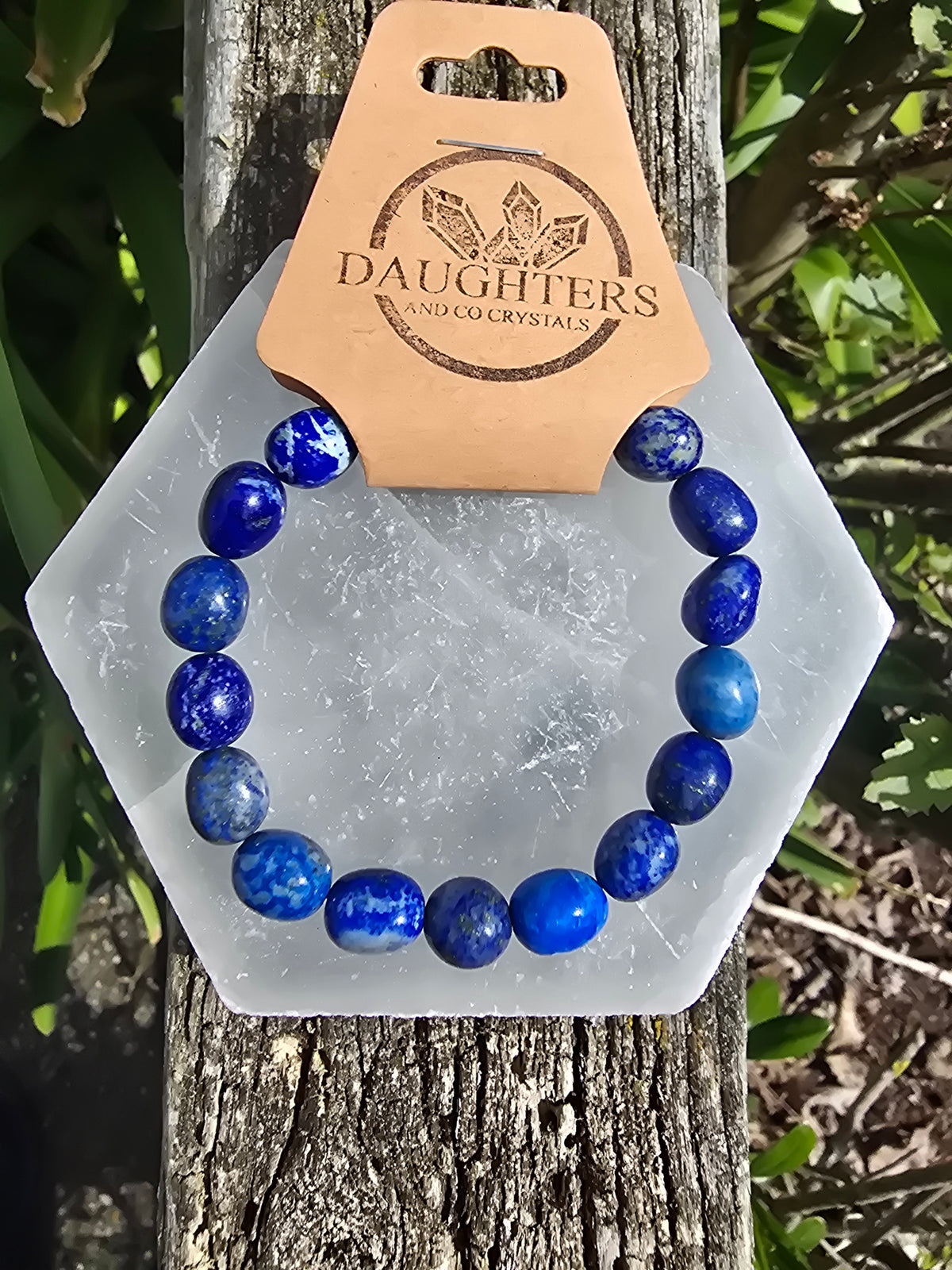 Lapis Lazuli | Nugget Bead Bracelet 8 mm