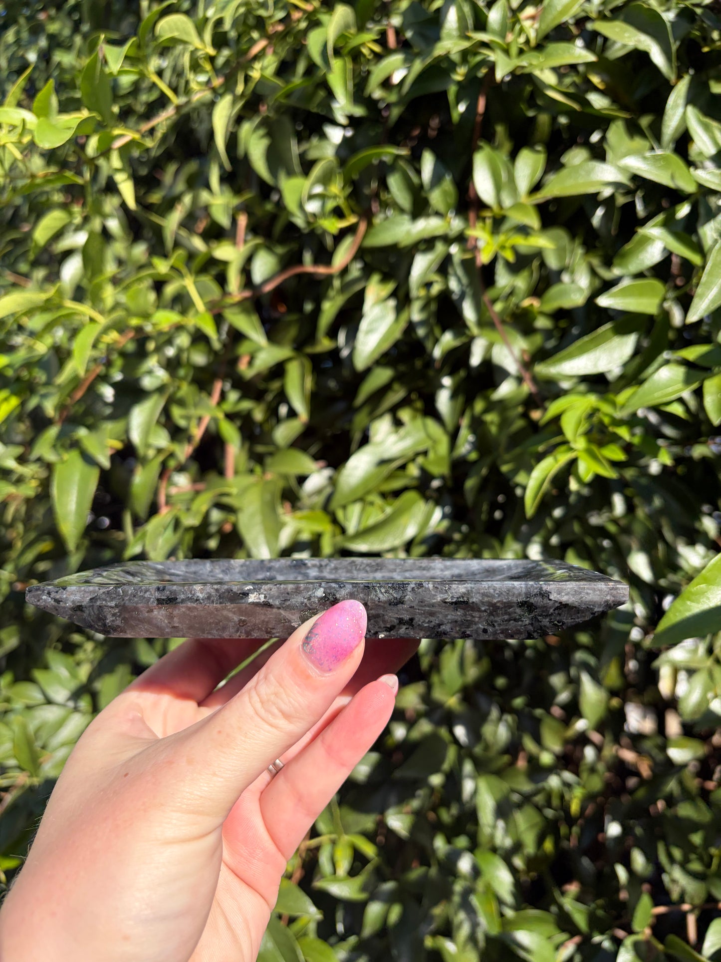 Larvikite Rectangle Tray B