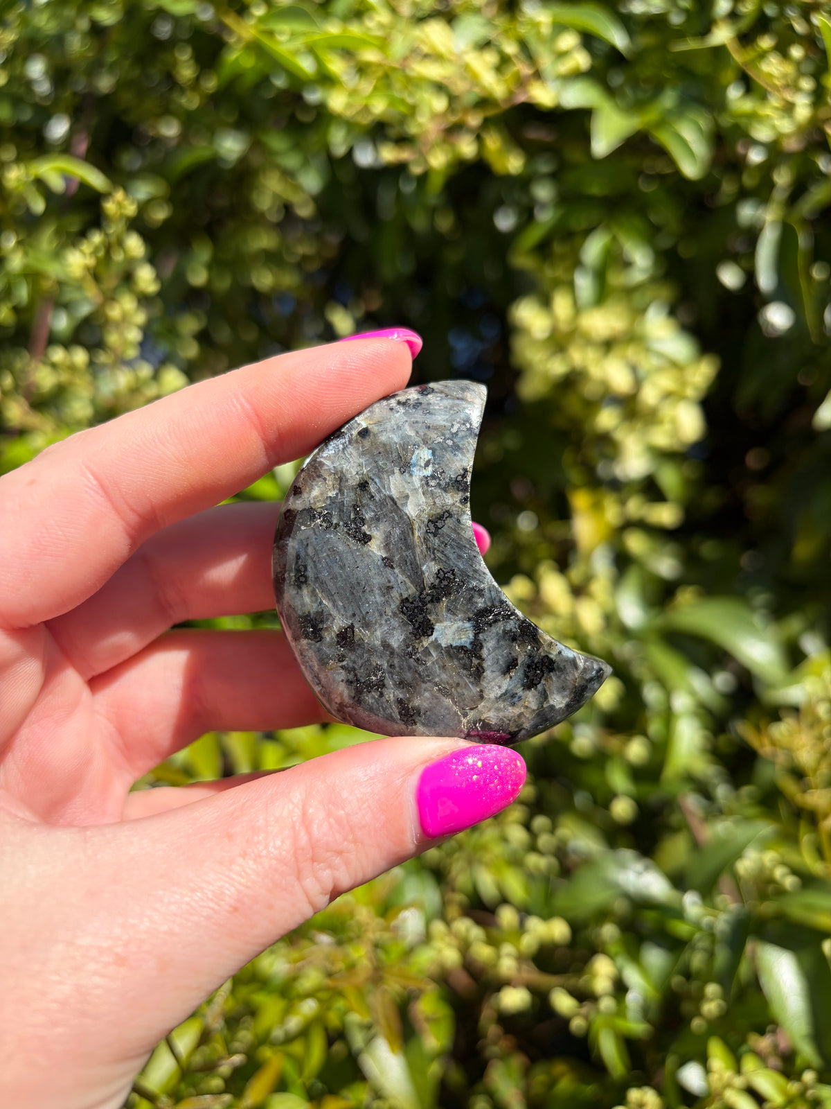 Larvikite Self Standing Moon B