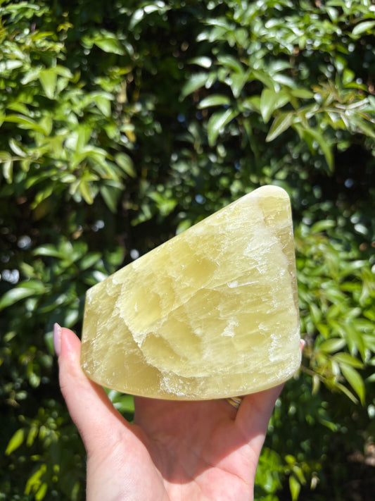 Lemon Calcite Free Form Piece A