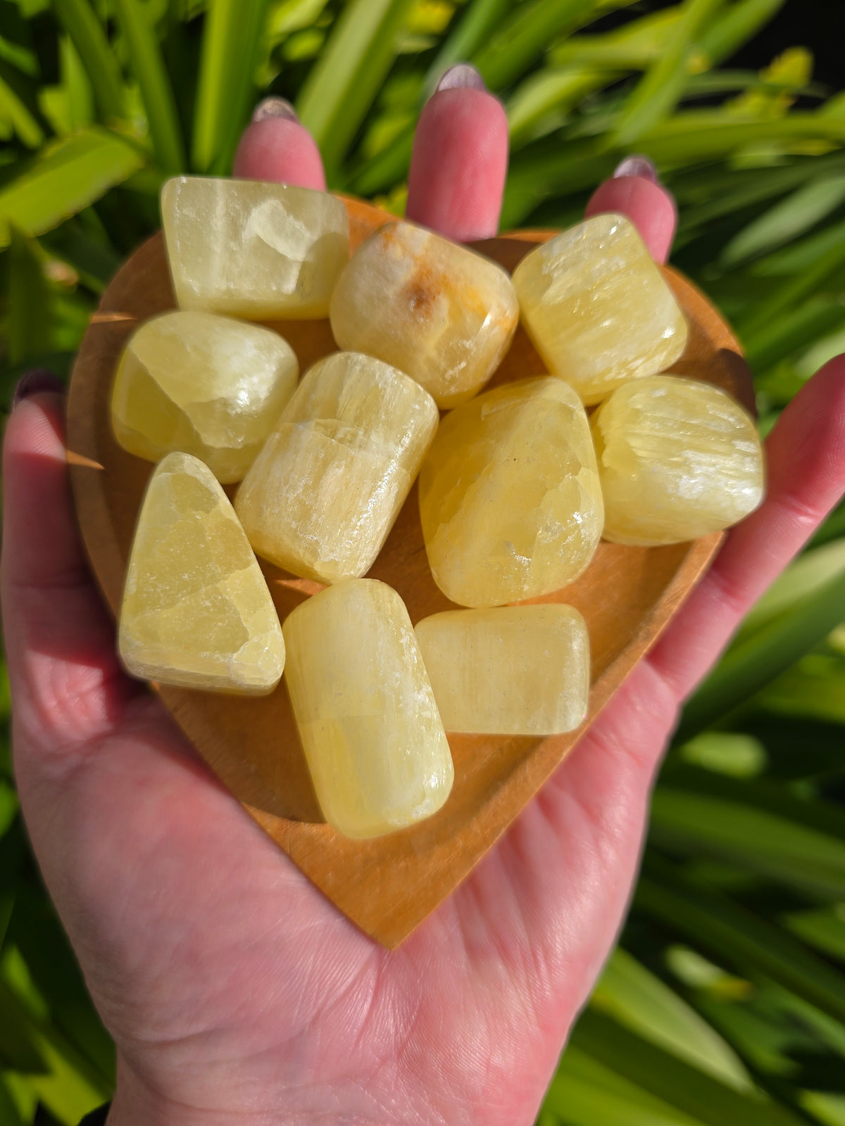Lemon Calcite Tumbled Stone