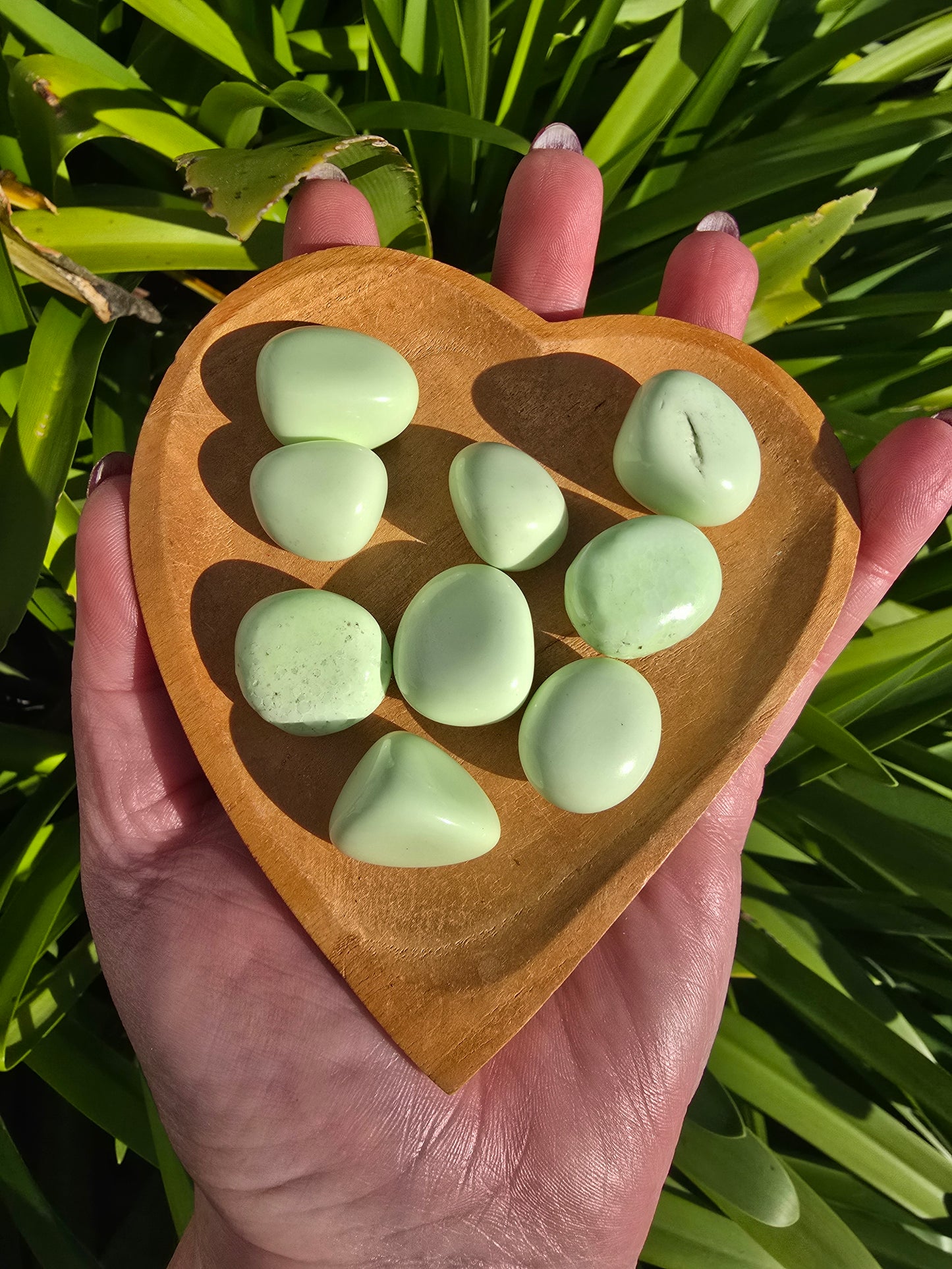 Lemon Chrysoprase Tumbled Stone