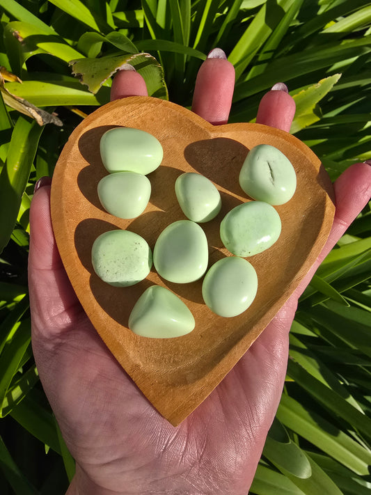 Lemon Chrysoprase Tumbled Stone