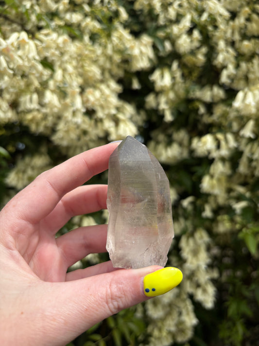 Lemurian Smoky Quartz Semi Polished Point C