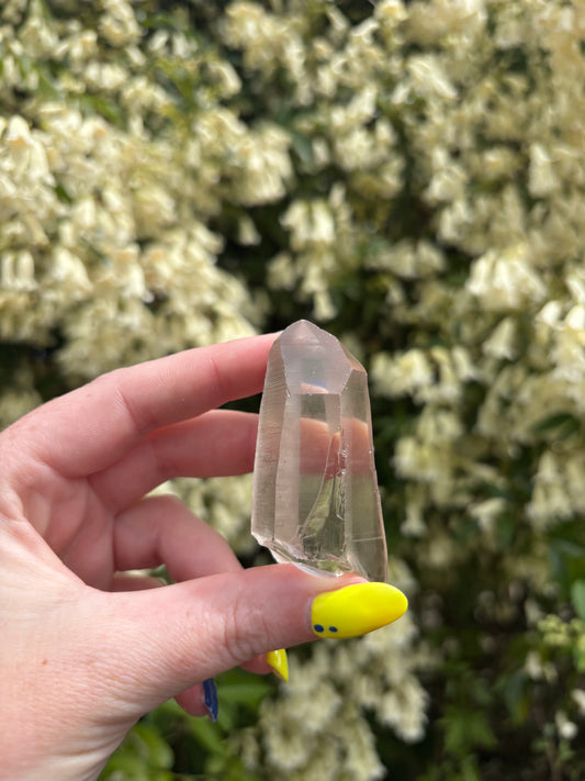 Lemurian Smoky Quartz Semi Polished Point E