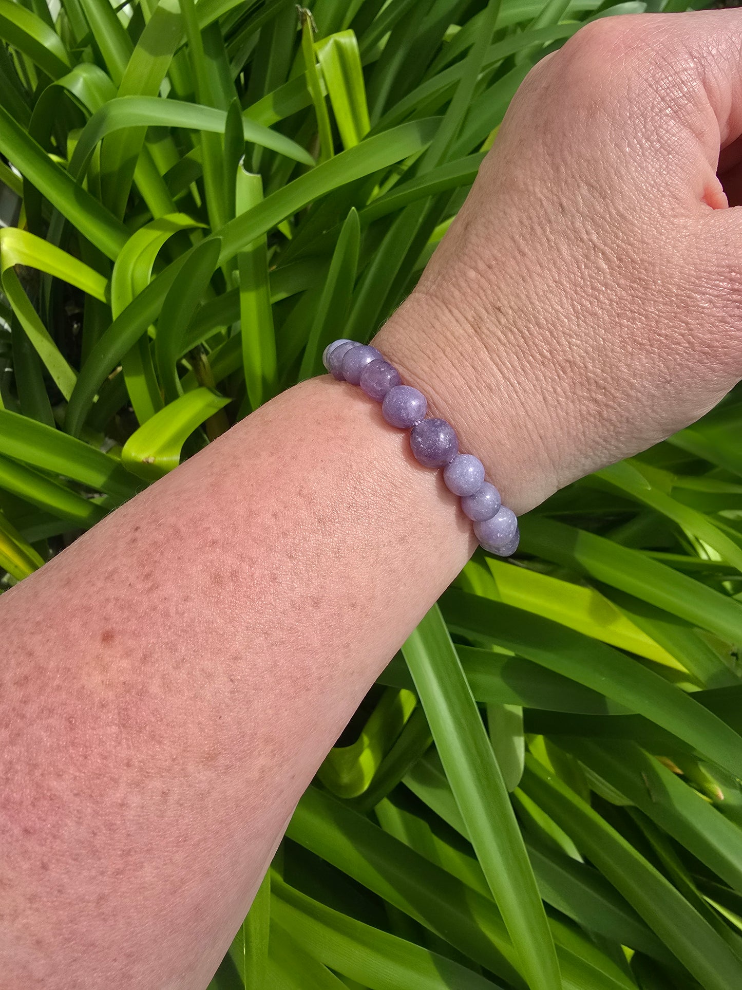 lepidolite | Nugget Bead Bracelet