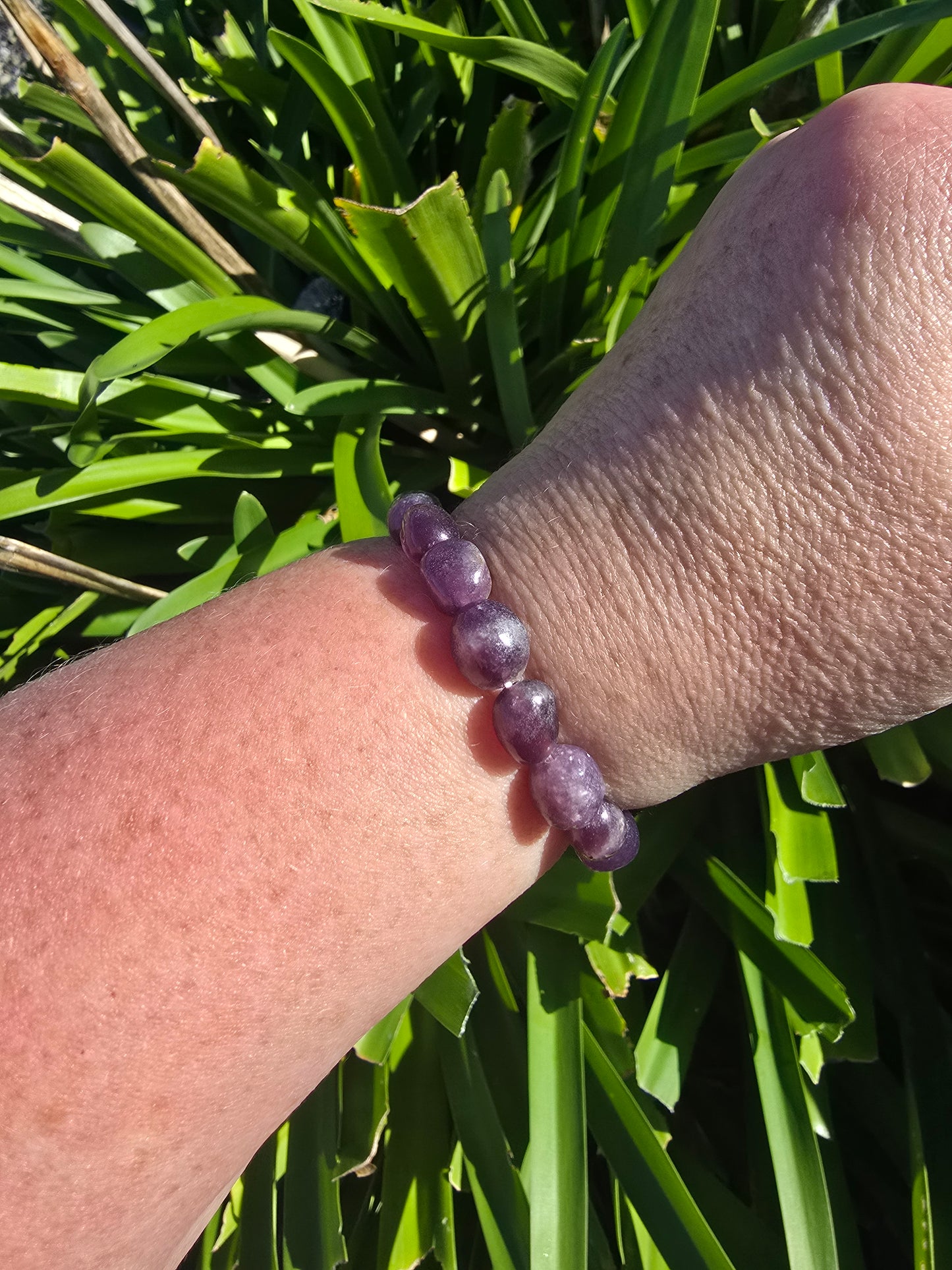 Lepidolite | Nugget Bead Bracelet