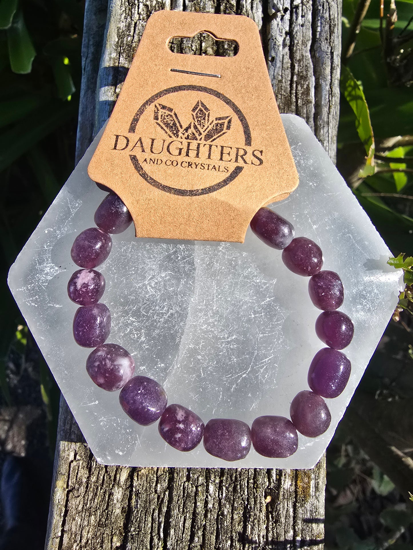 Lepidolite | Nugget Bead Bracelet