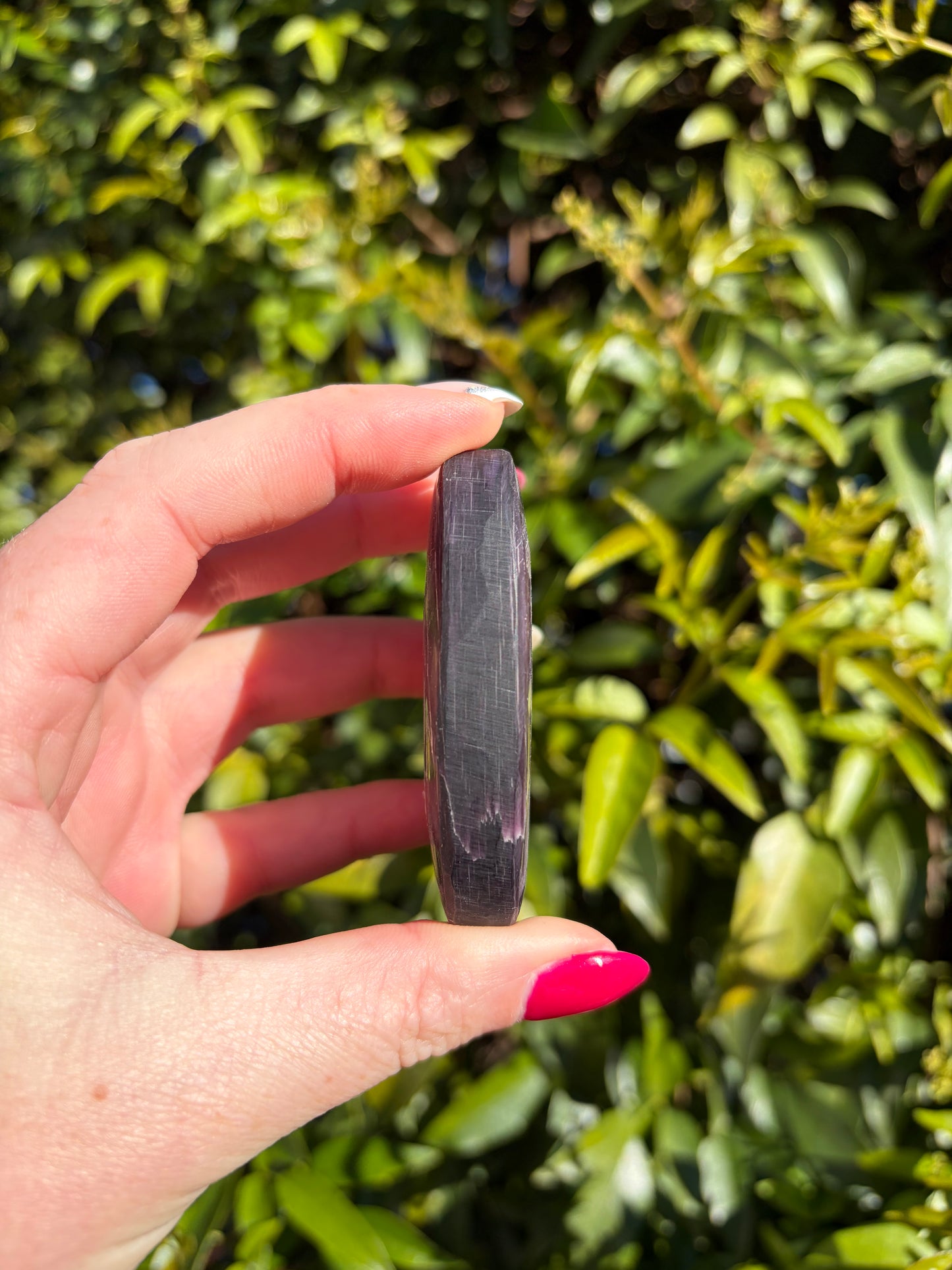 Lepidolite Palm Stone C