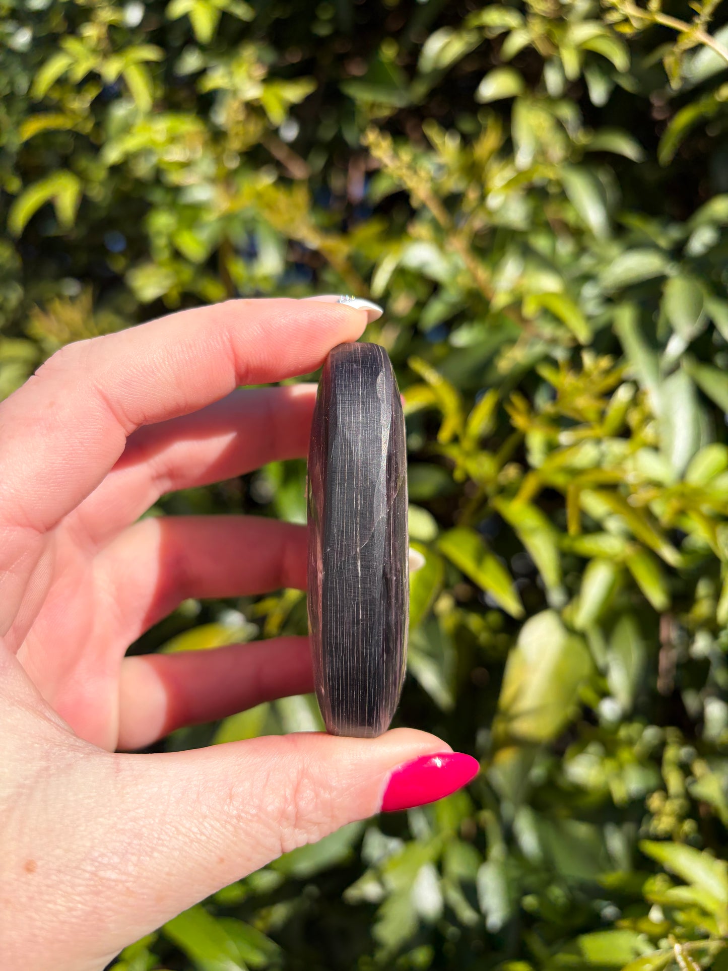 Lepidolite Palm Stone D