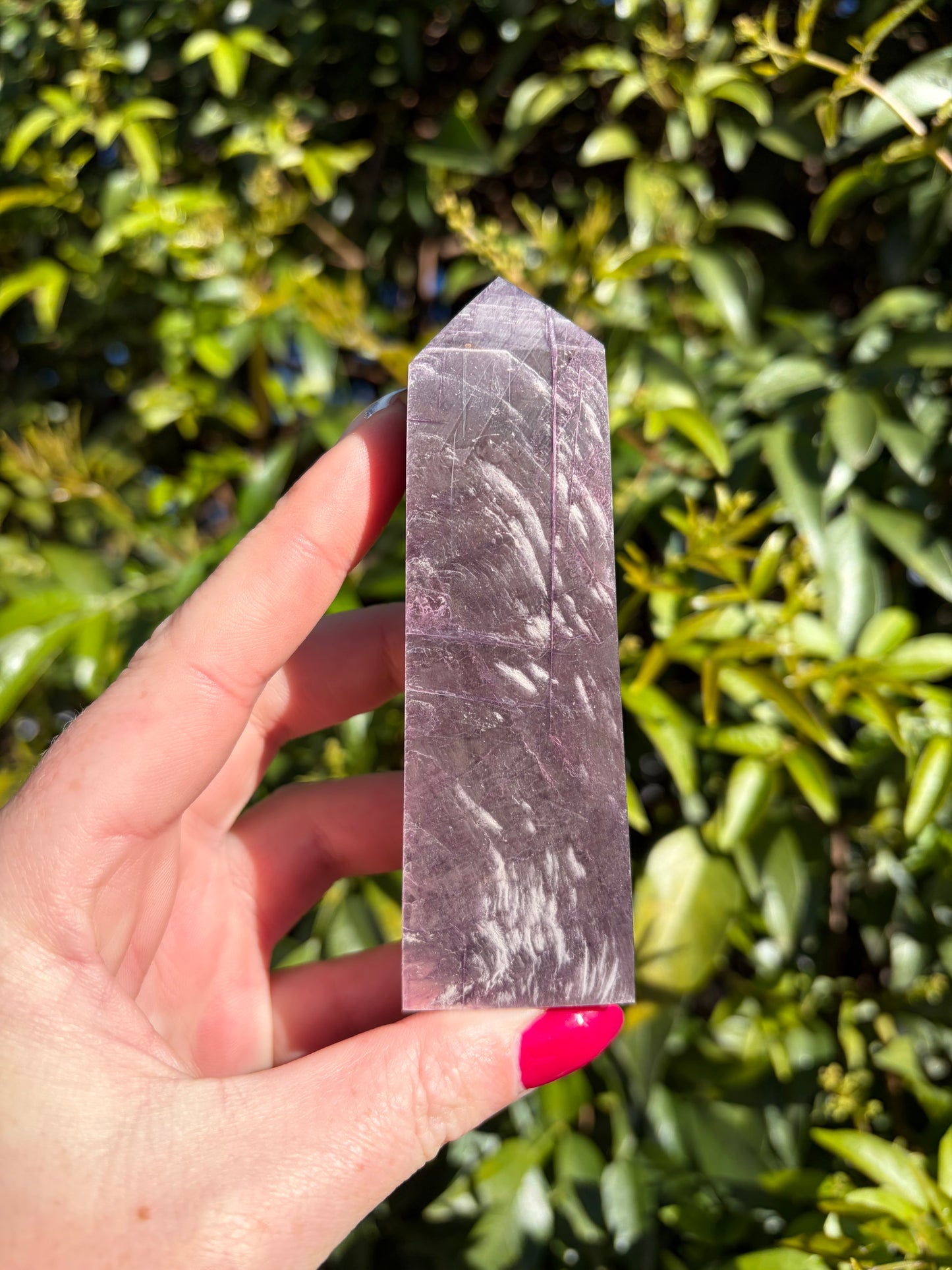 Lepidolite Point A