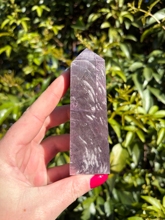 Lepidolite Point A