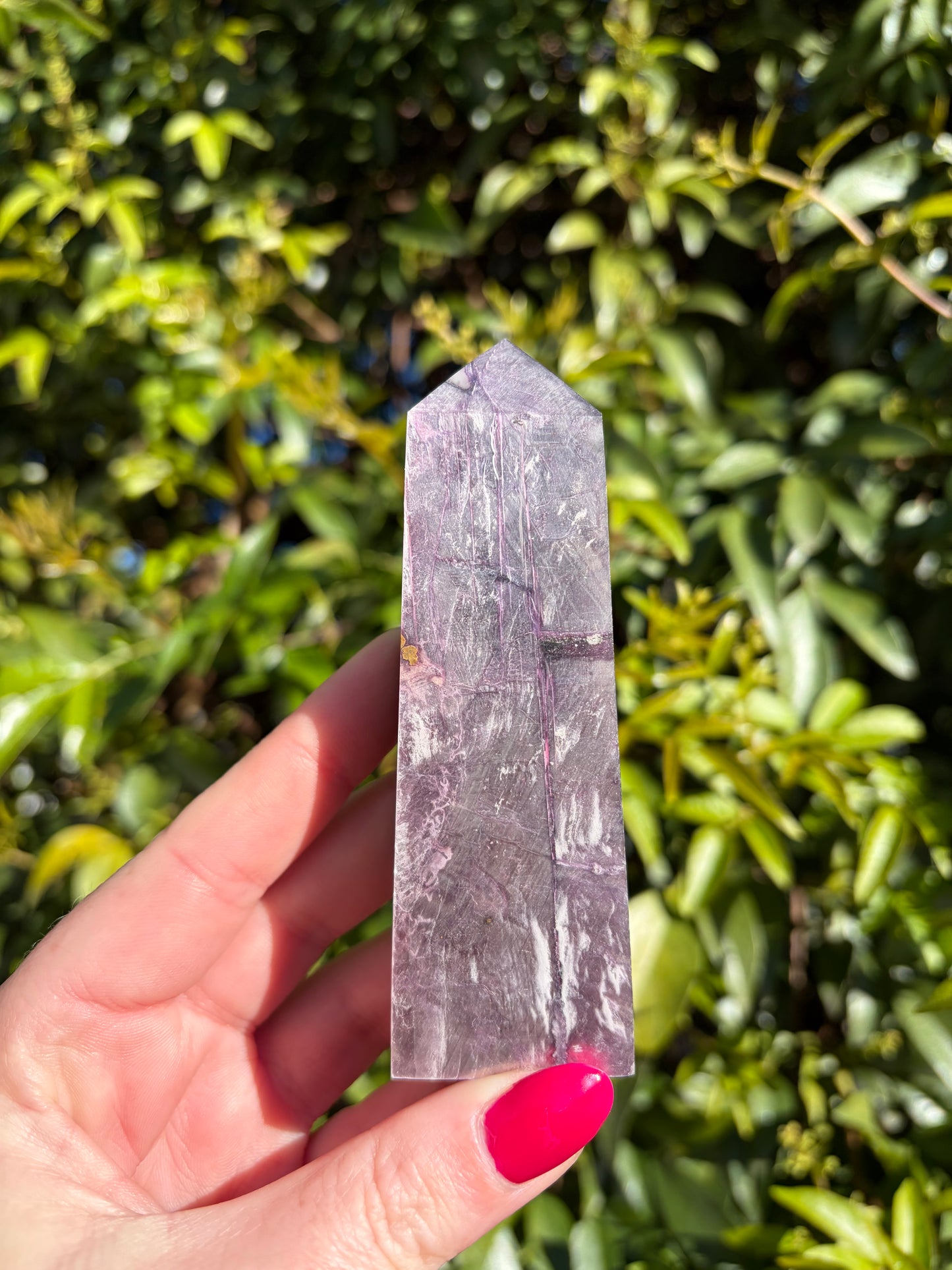 Lepidolite Point A