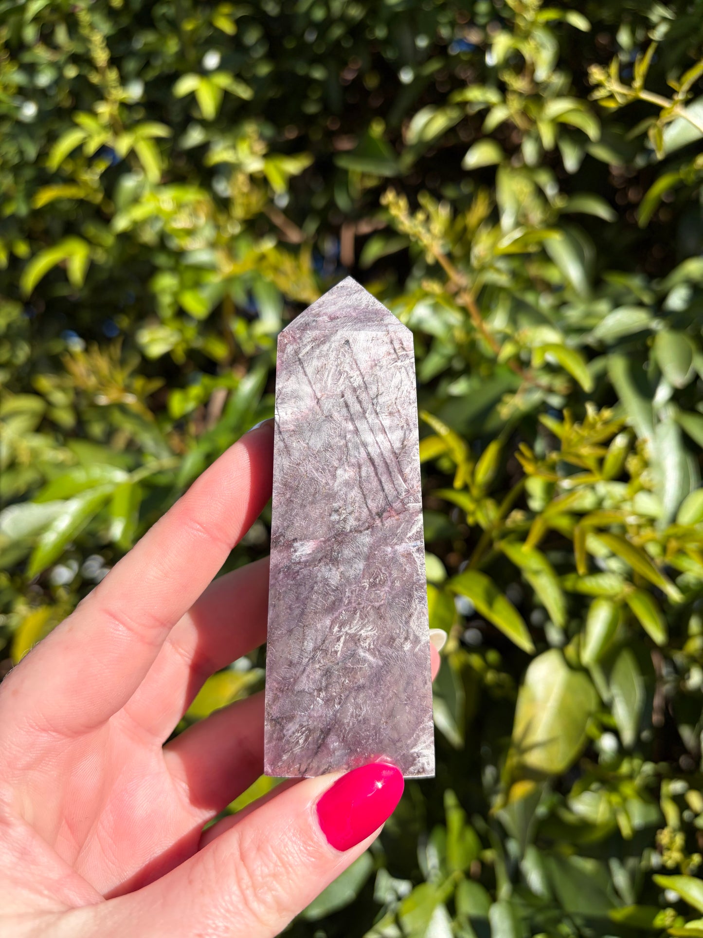 Lepidolite Point B