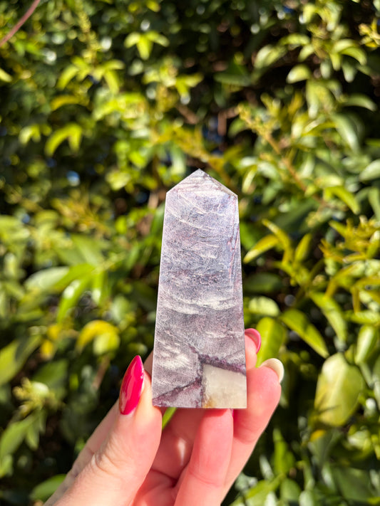Lepidolite Point D