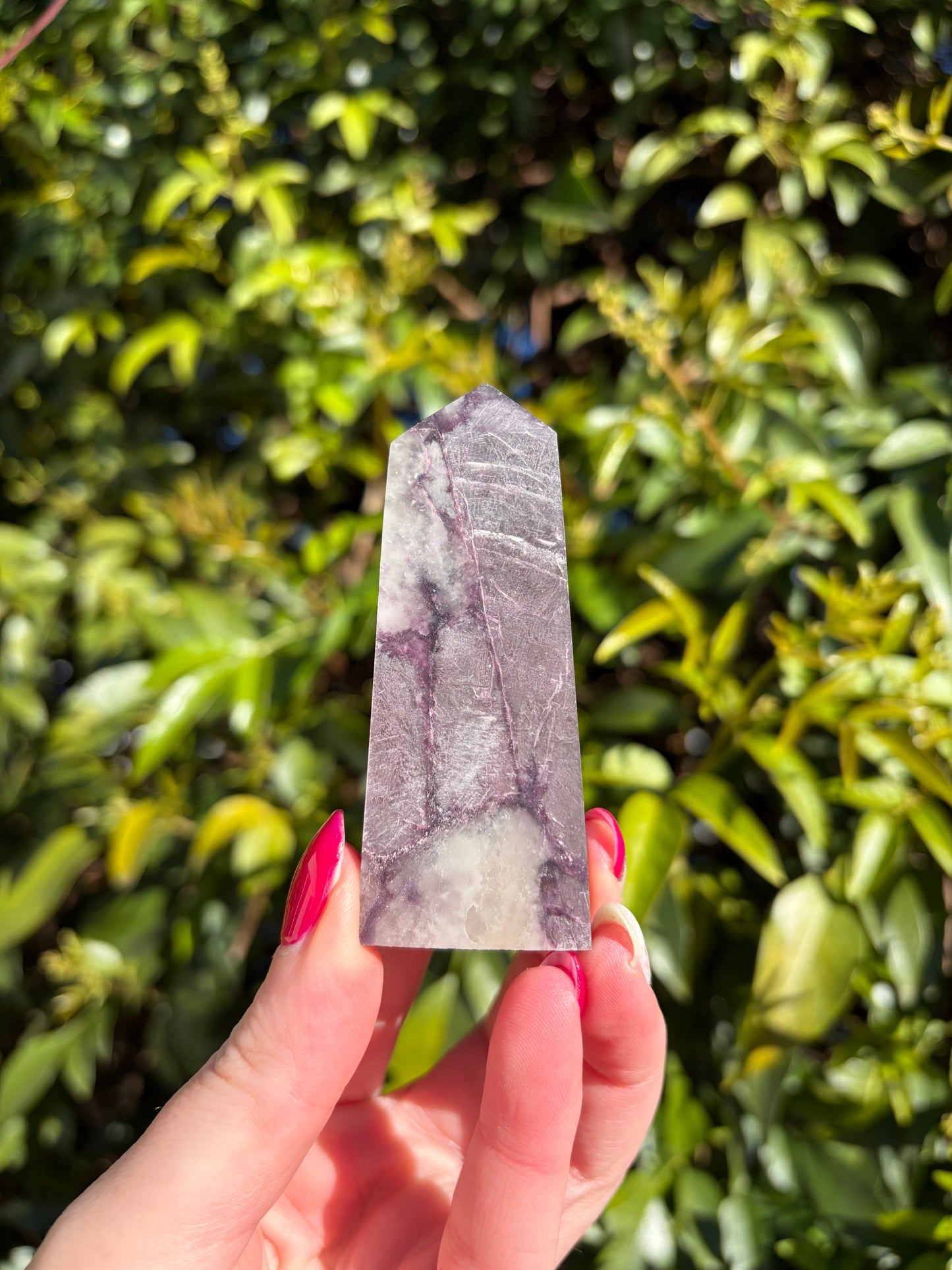 Lepidolite Point D