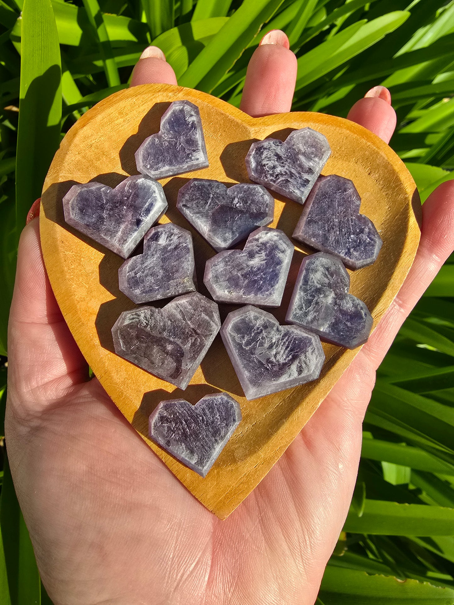 Lepidolite Small Heart