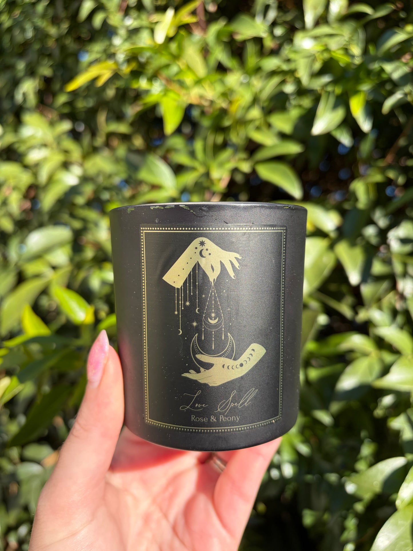 Love Spell Rose & Peony | Manifestation Candle