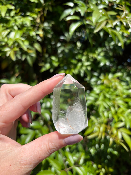 Manifestation Lemurian Quartz Polished Point A