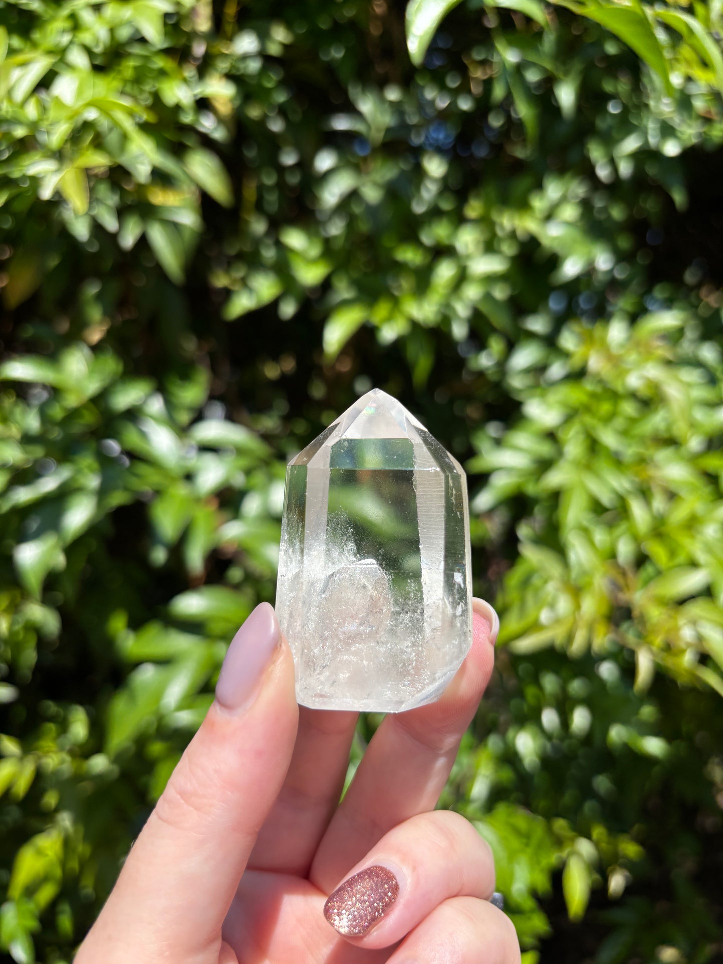 Manifestation Lemurian Quartz Polished Point A