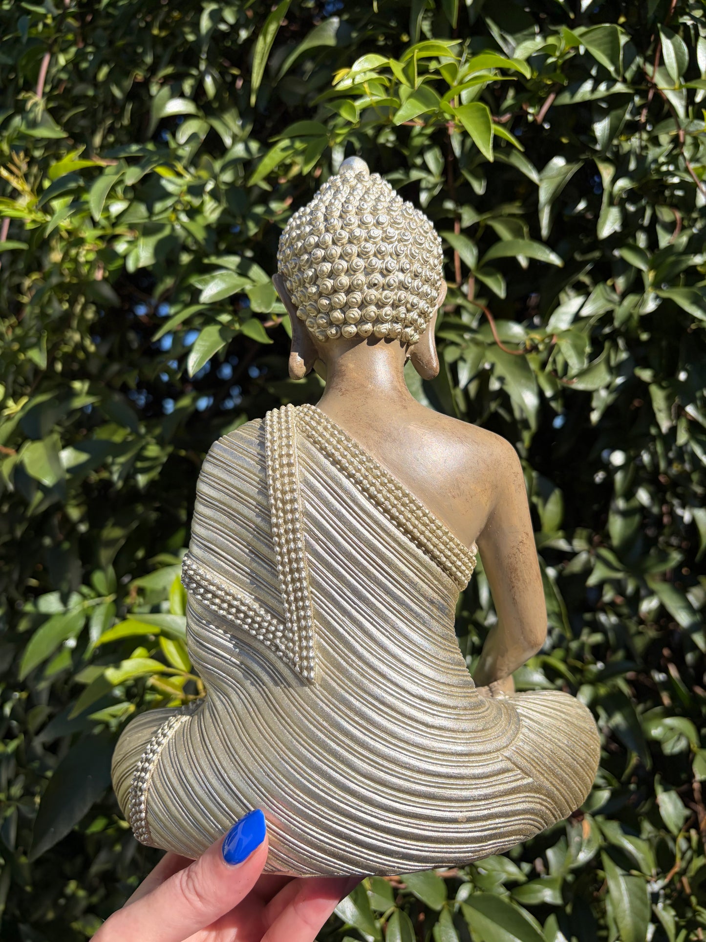 Gold Meditating Buddha Large