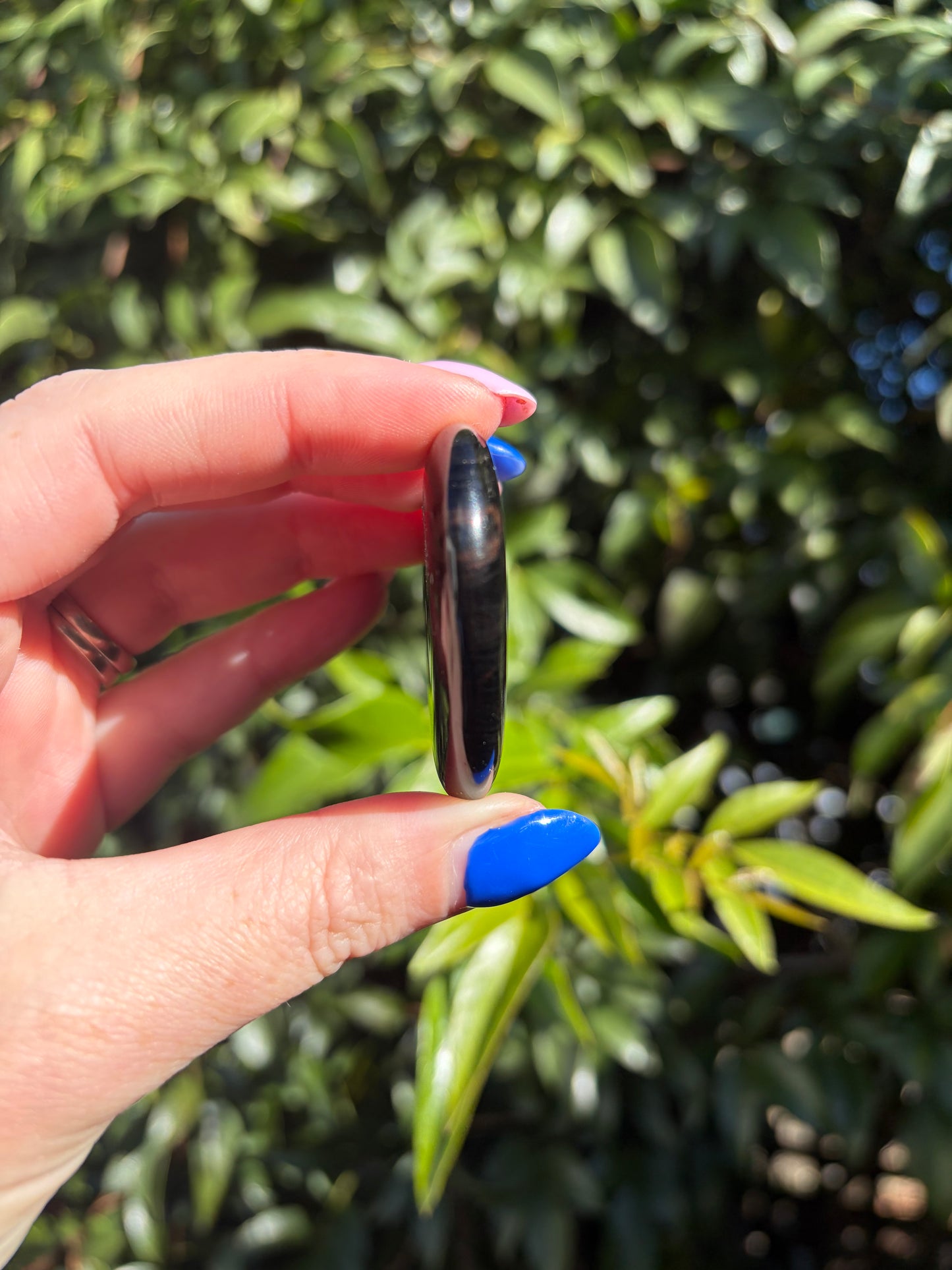 Midnight Lace Obsidian Heart