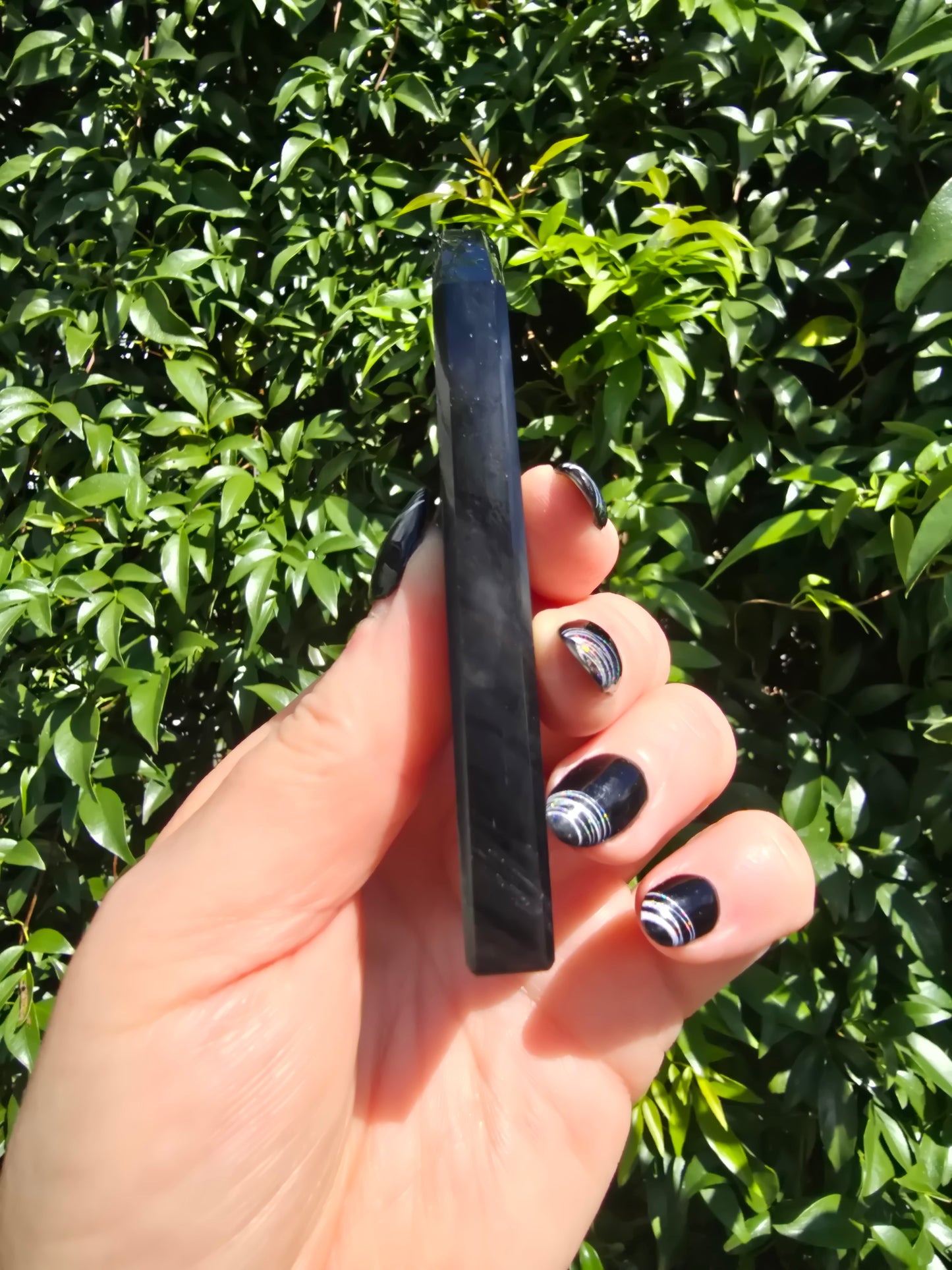 Midnight Lace Obsidian Point A