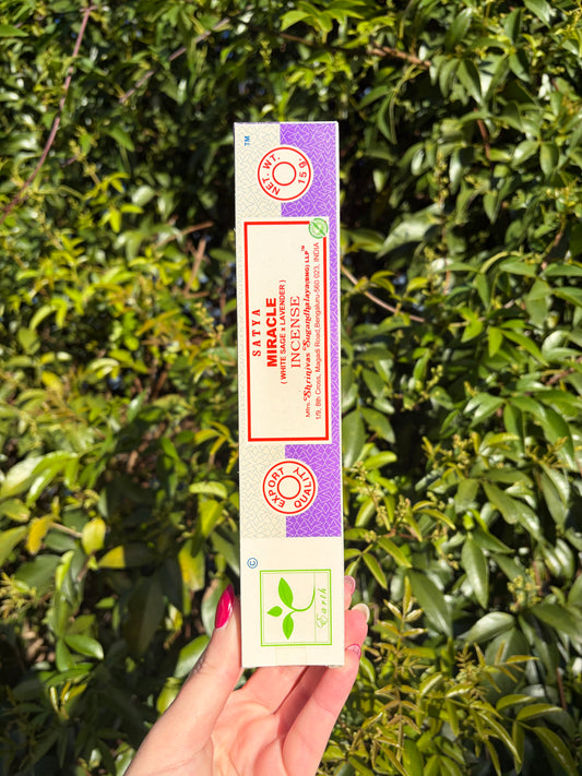 Miracle | White Sage & Lavender Incense Sticks