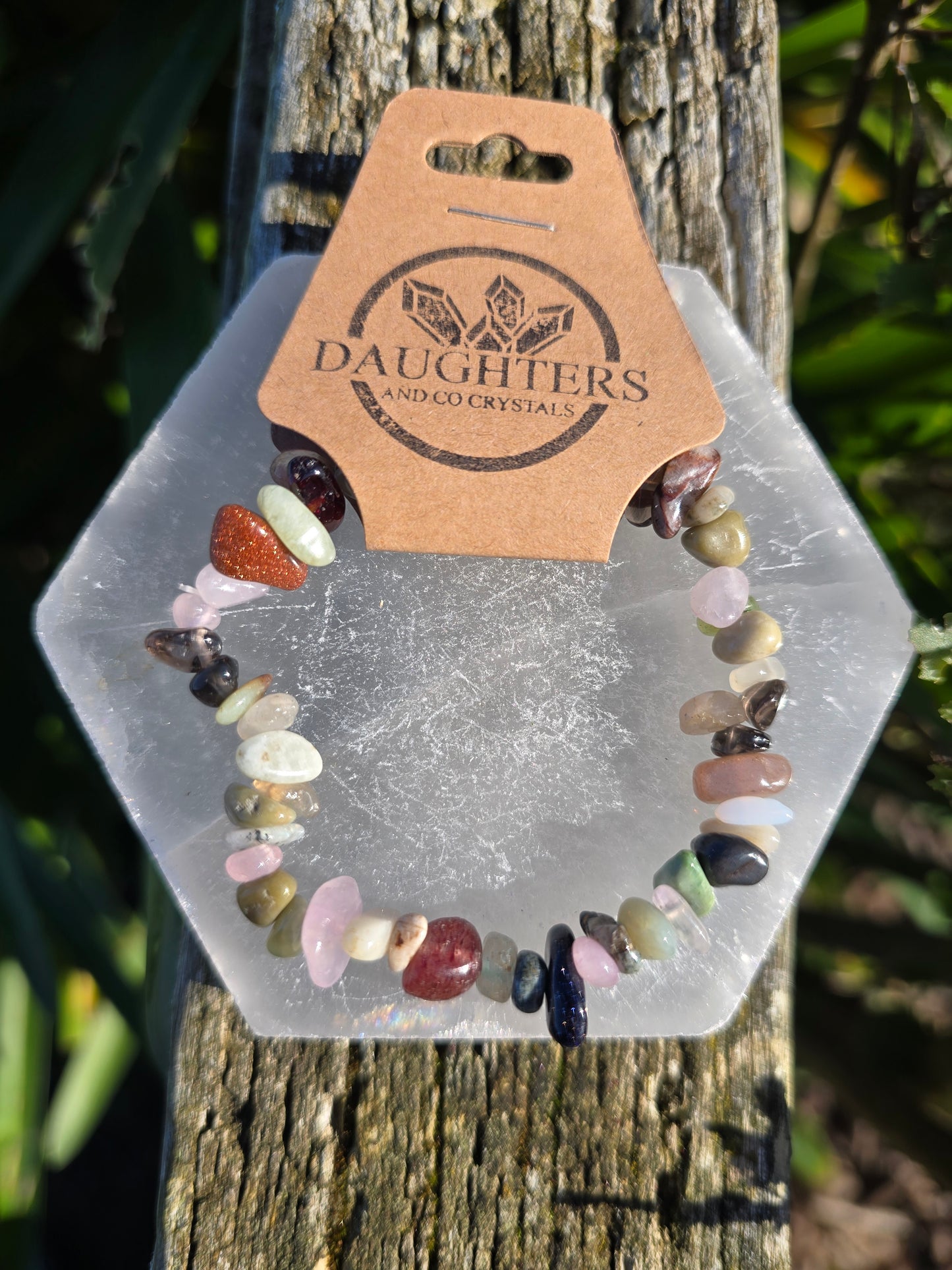 Mixed Crystal | Chip Bracelet
