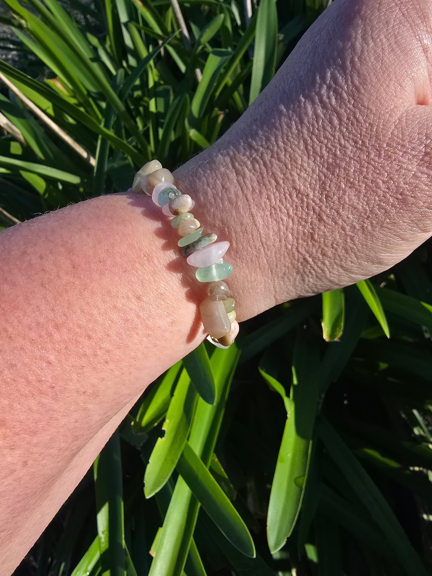 Mixed Crystal | Chip Bracelet