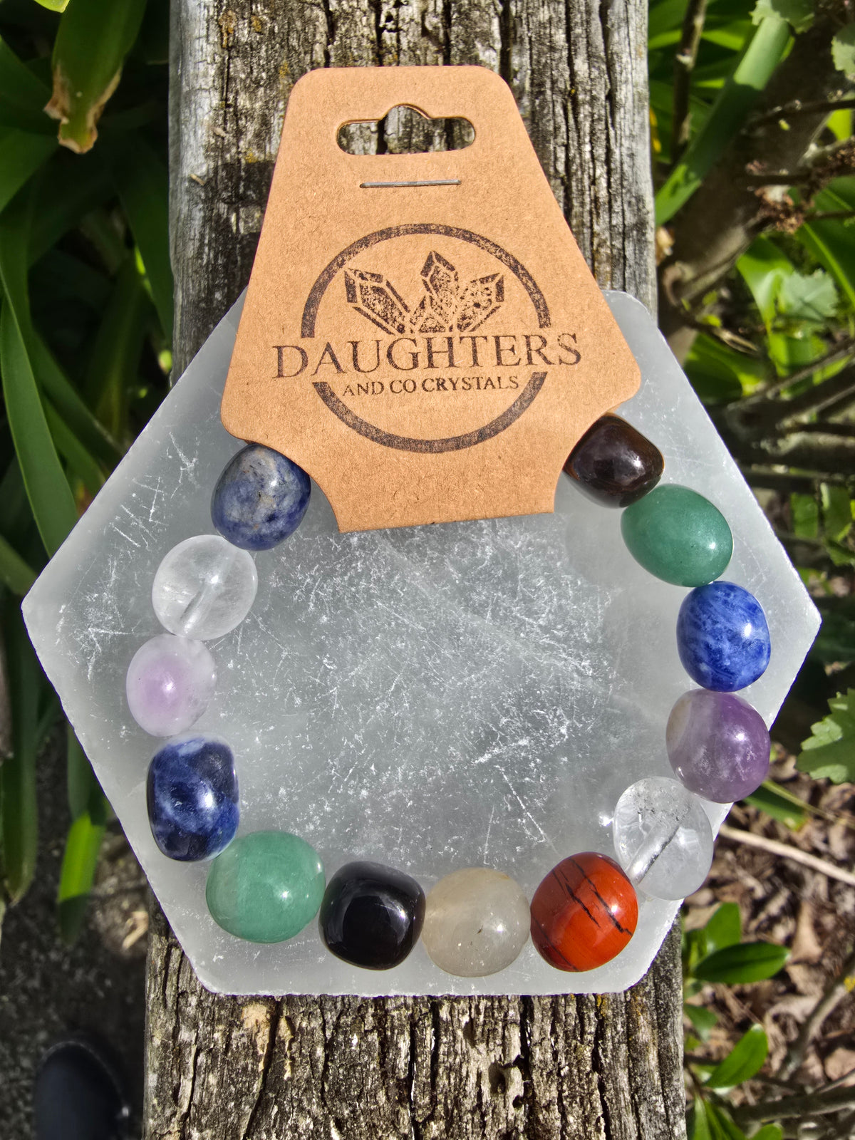 Mixed Crystal | Nugget Bead Bracelet 10 mm