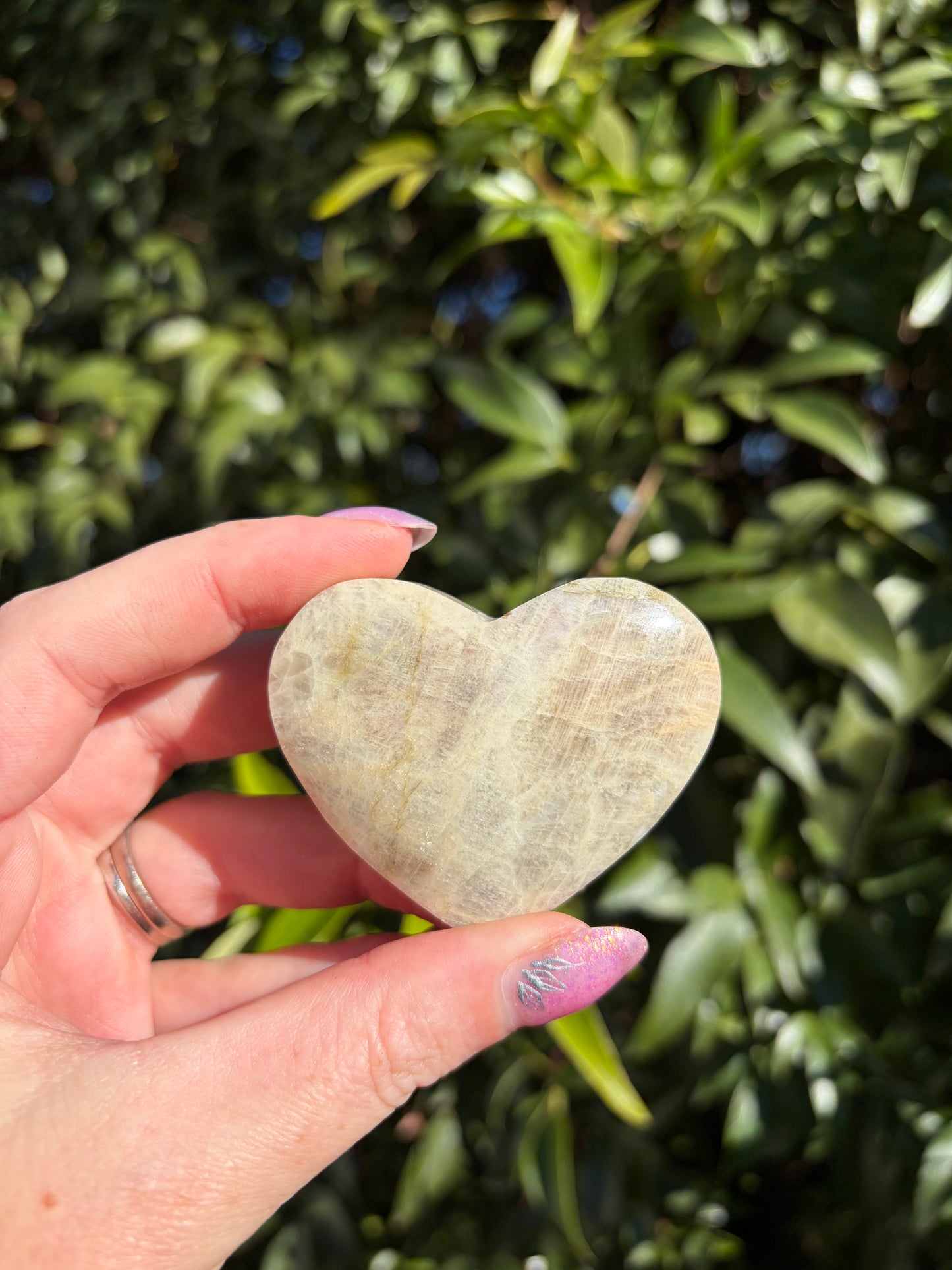 Mixed Moonstone Heart A