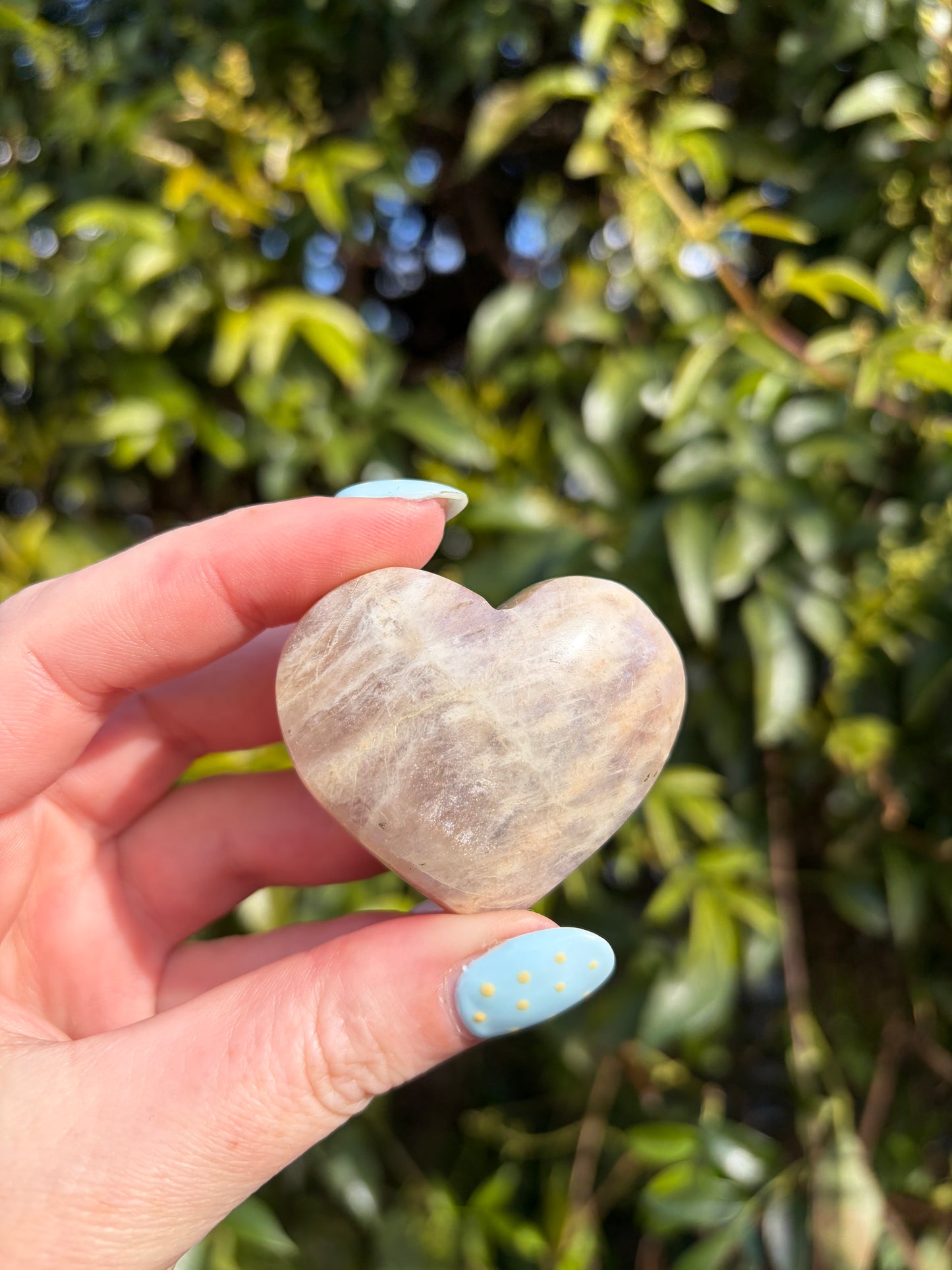 Mixed Moonstone Heart B