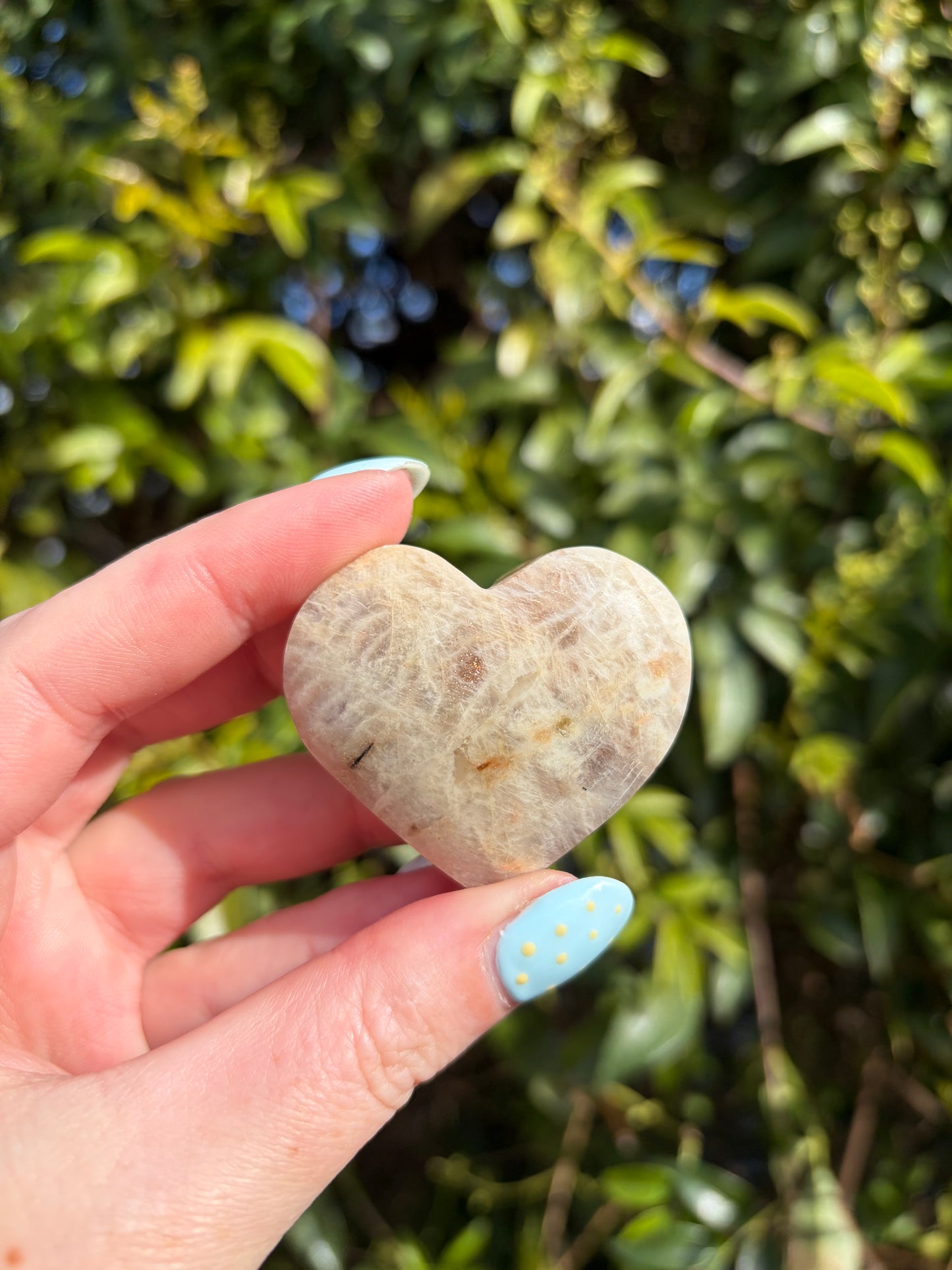 Mixed Moonstone Heart B