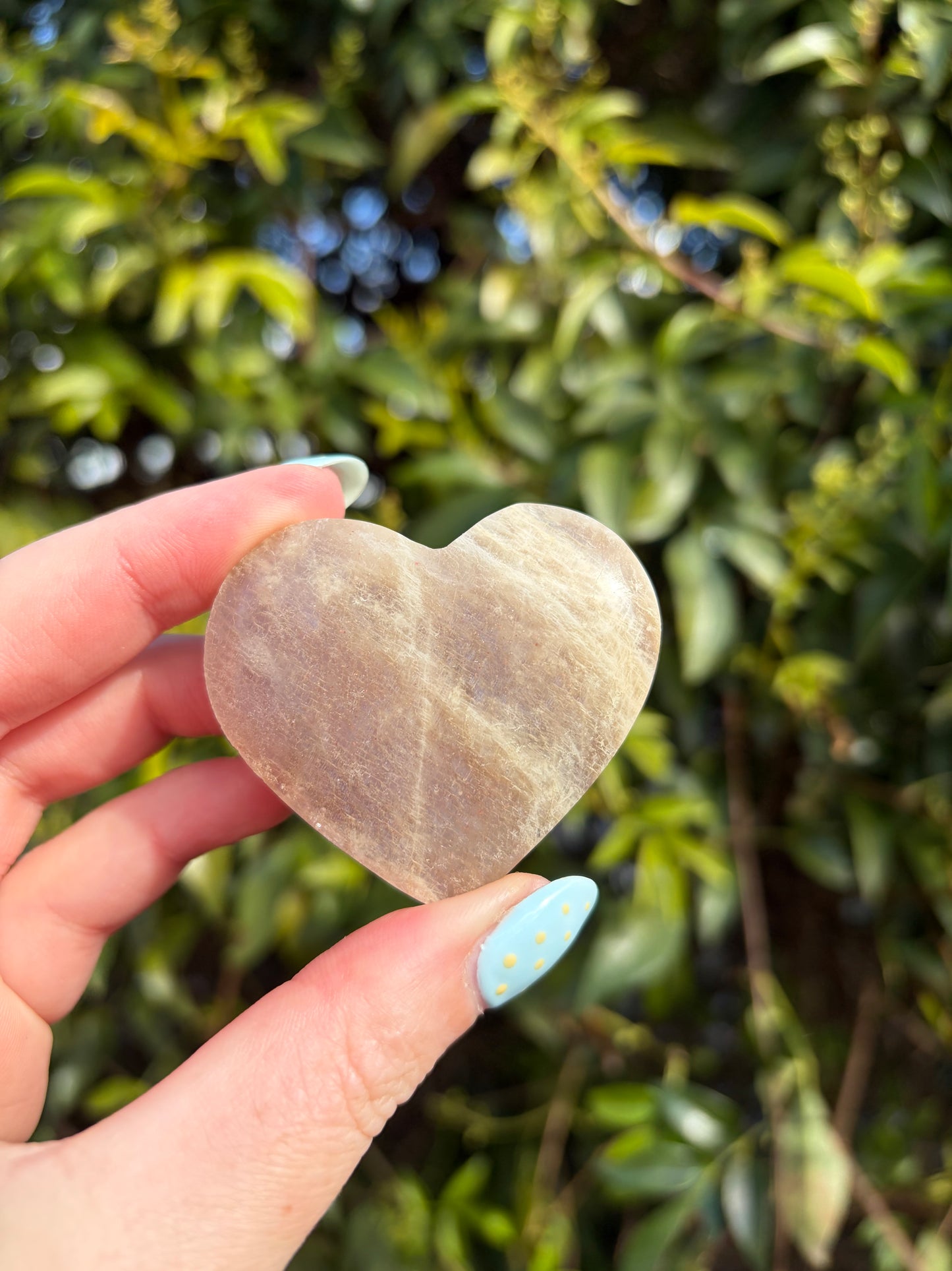 Mixed Moonstone Heart C