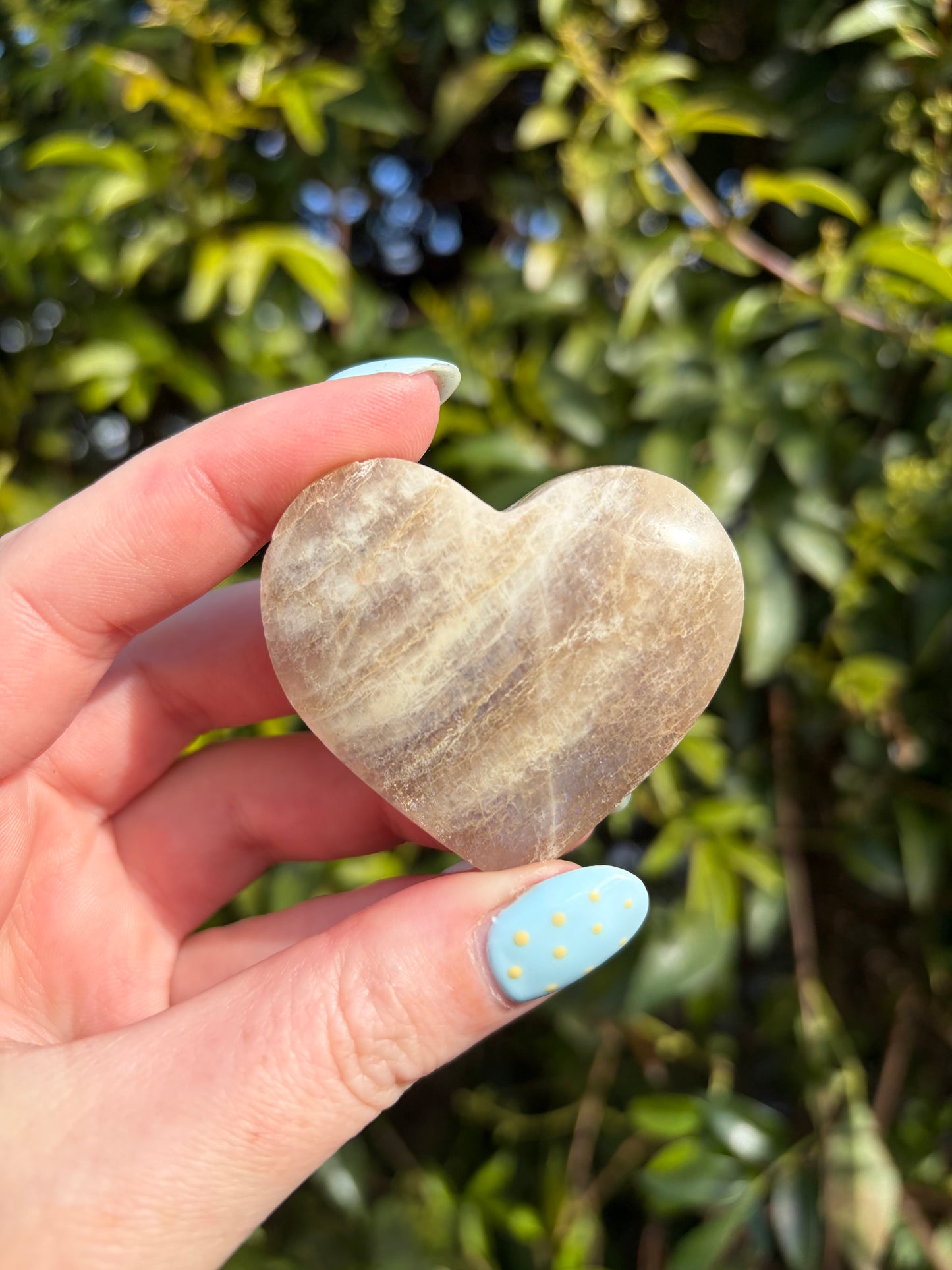 Mixed Moonstone Heart C