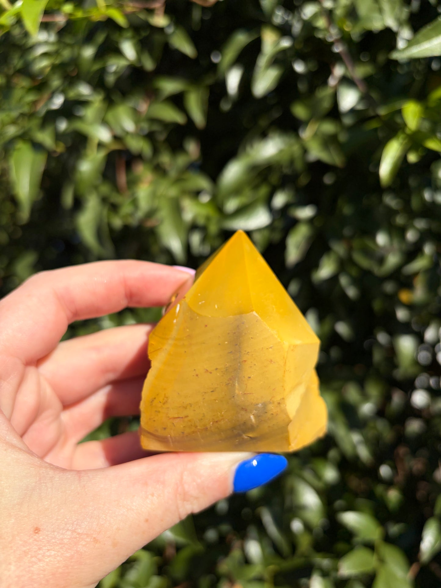 Mookaite Jasper Semi Polished Point A "CHIPPED"