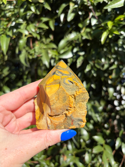 Mookaite Jasper Semi Polished Point B