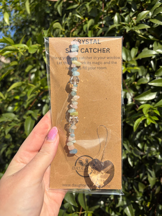 Morganite | Heart Sun Catcher