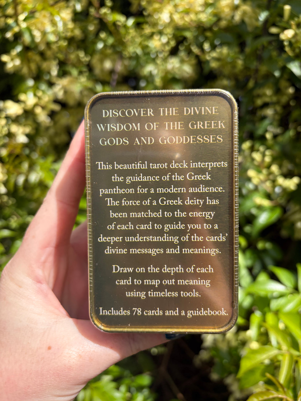 Mythos Tarot Cards Pocket Edition In tin