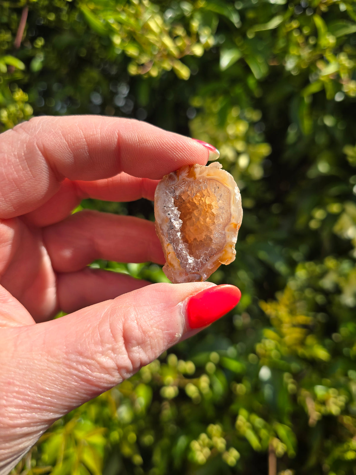 Natural Agate Geode Cave | Small