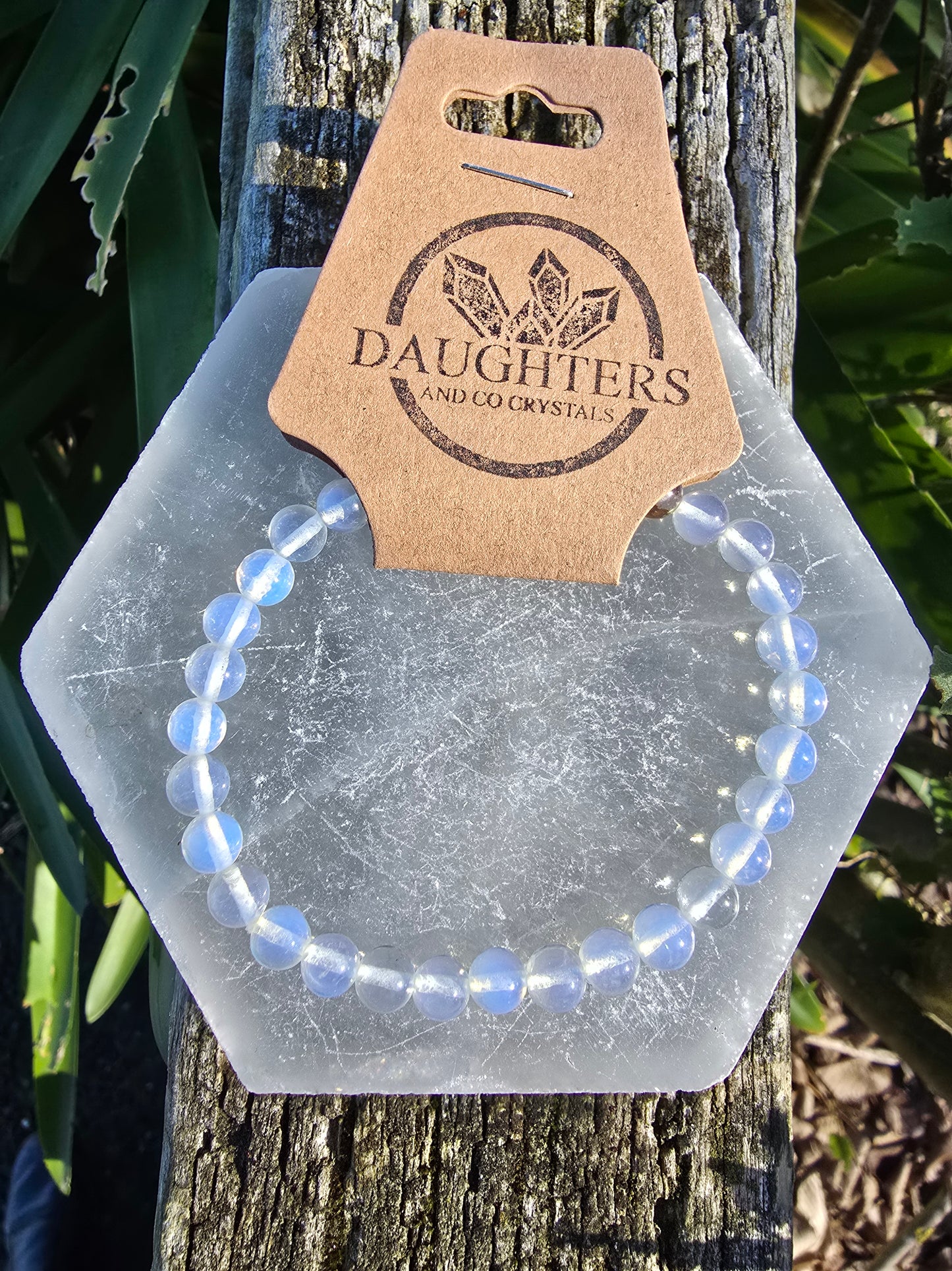 Opalite | Round Bead Bracelet 6 mm