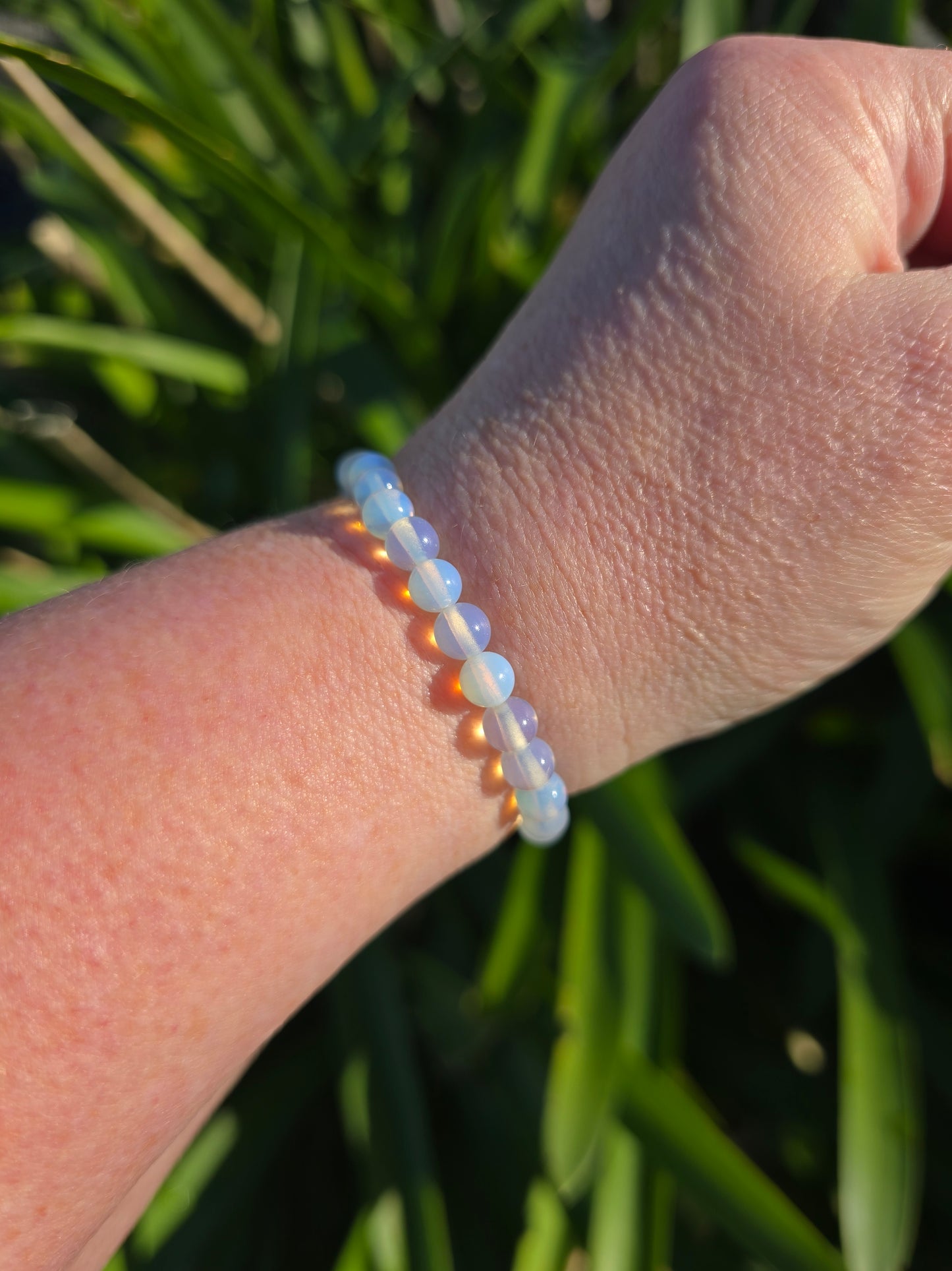 Opalite | Round Bead Bracelet 6 mm