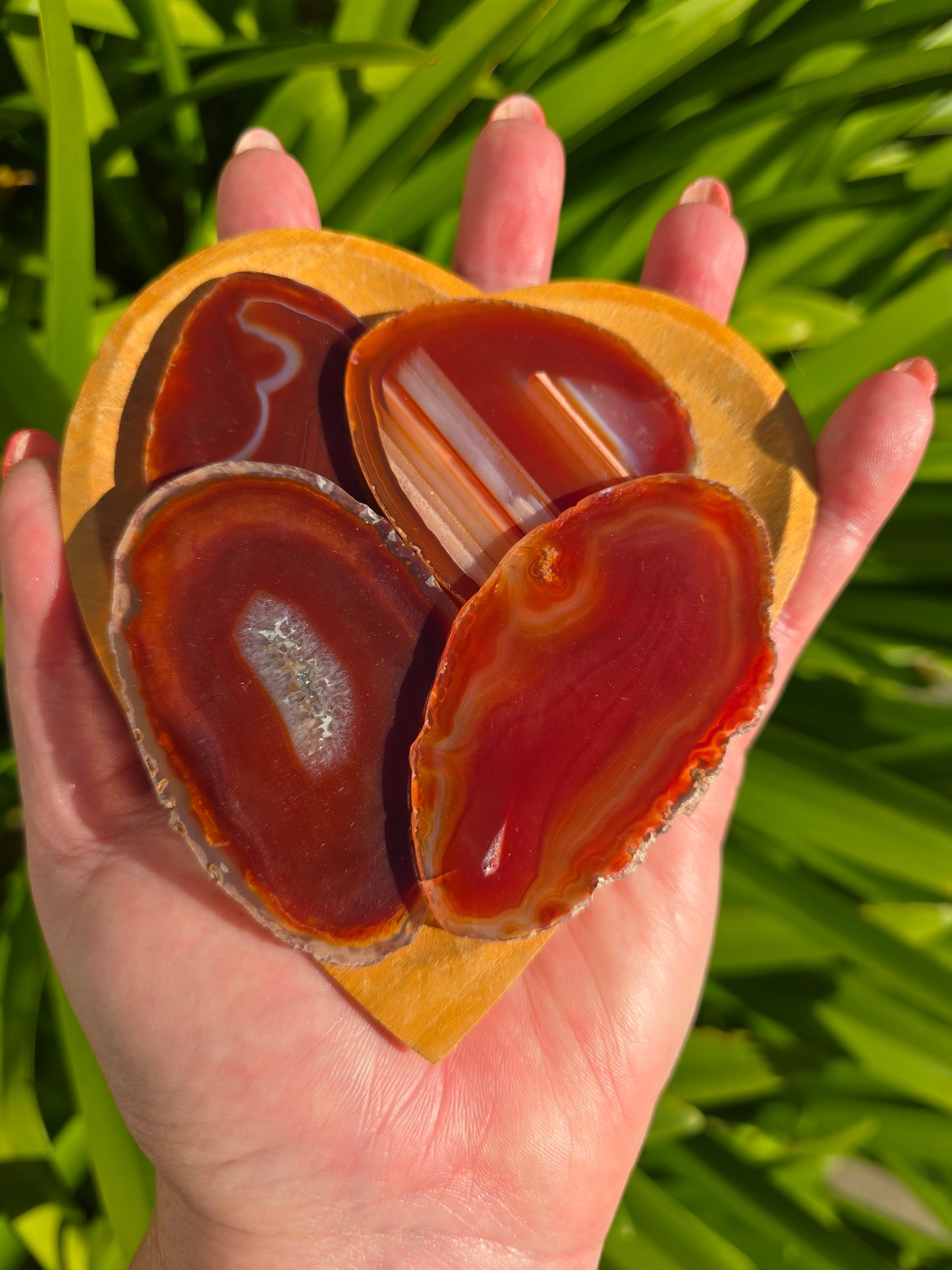 Agate Slice | Orange Medium